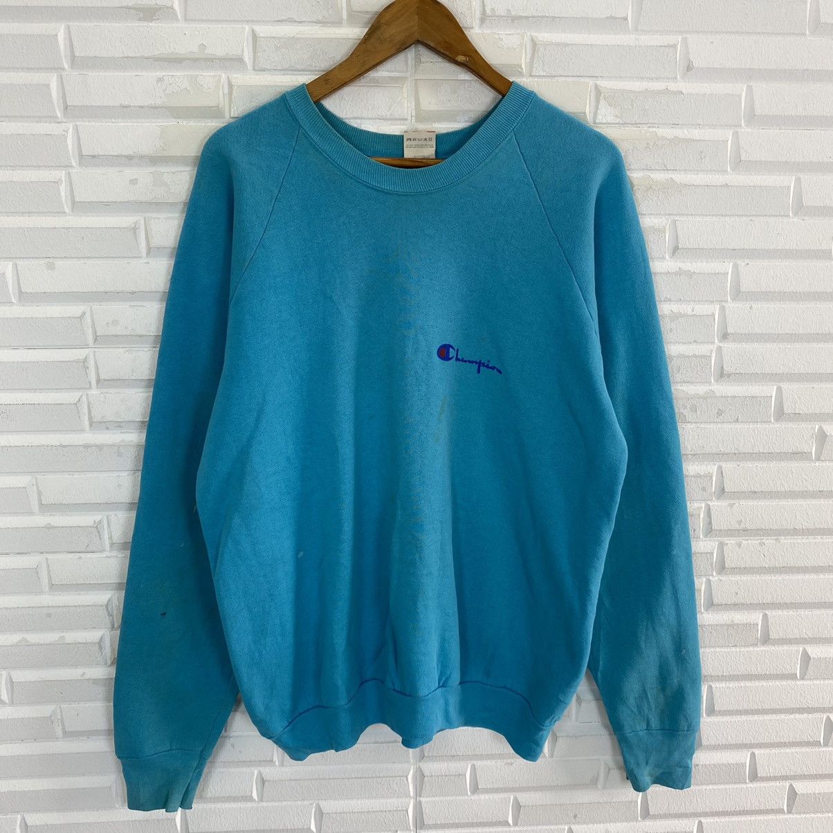 Champion × Fruit Of The Loom × Vintage Rare!! Vintage Champion crewneck small logo Size US M / EU 48-50 / 2 - 3 Thumbnail