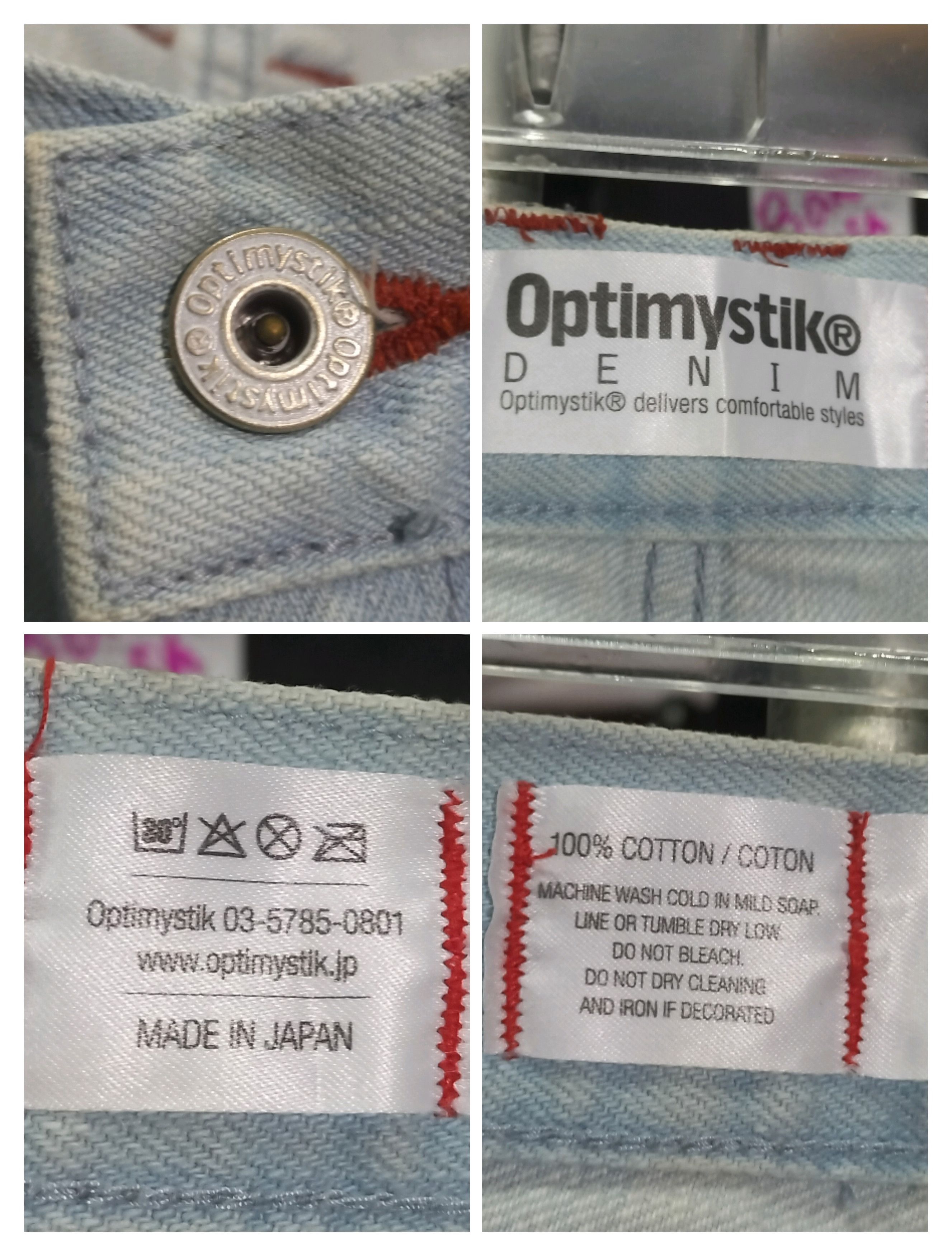 Japanese Brand Optimystik Denim Japanese Designer fashion streetwear Size US 34 / EU 50 - 4 Thumbnail