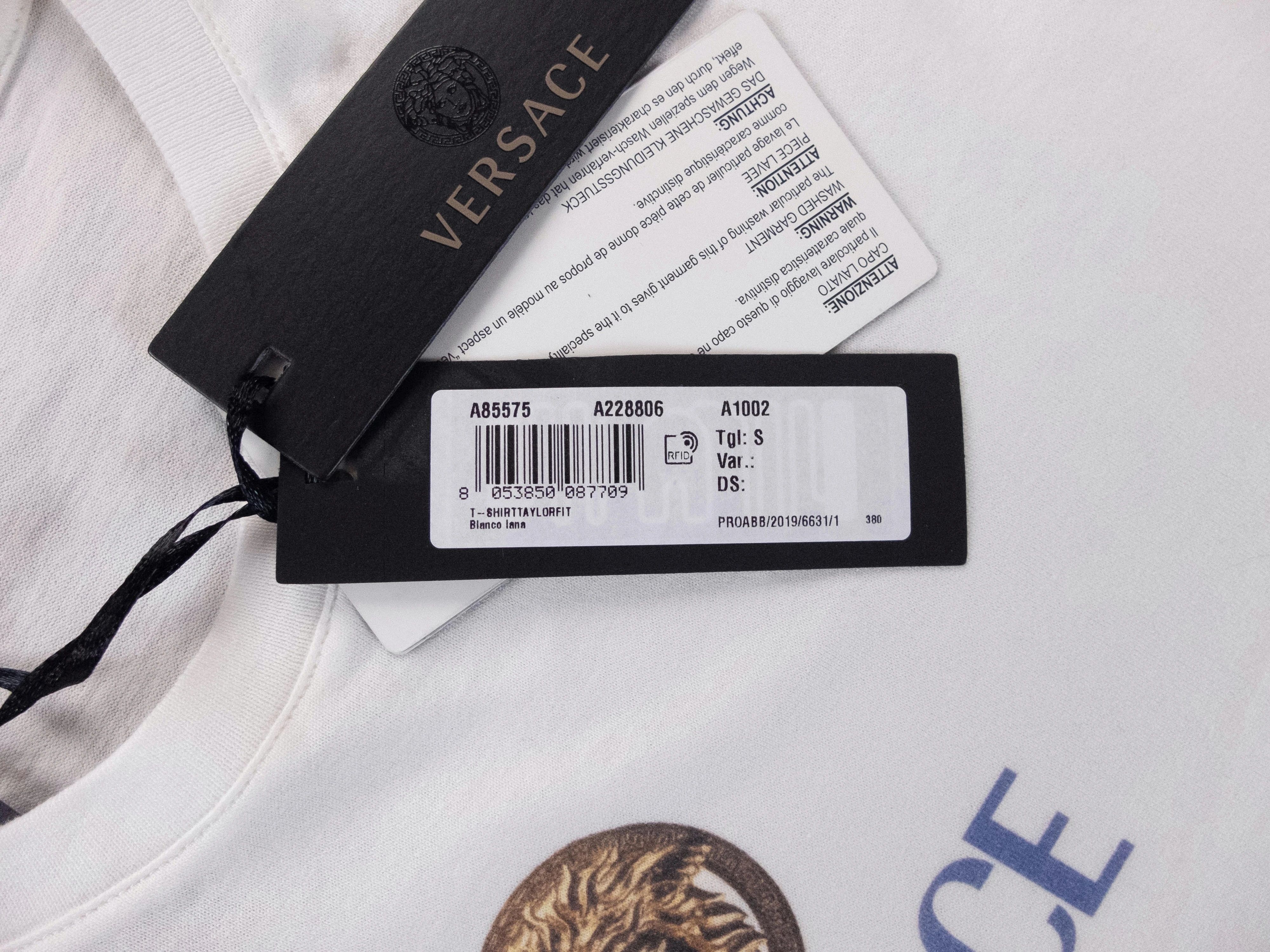 Versace VERSACE white perfume bottle print t-shirt - Small Size US S / EU 44-46 / 1 - 6 Thumbnail