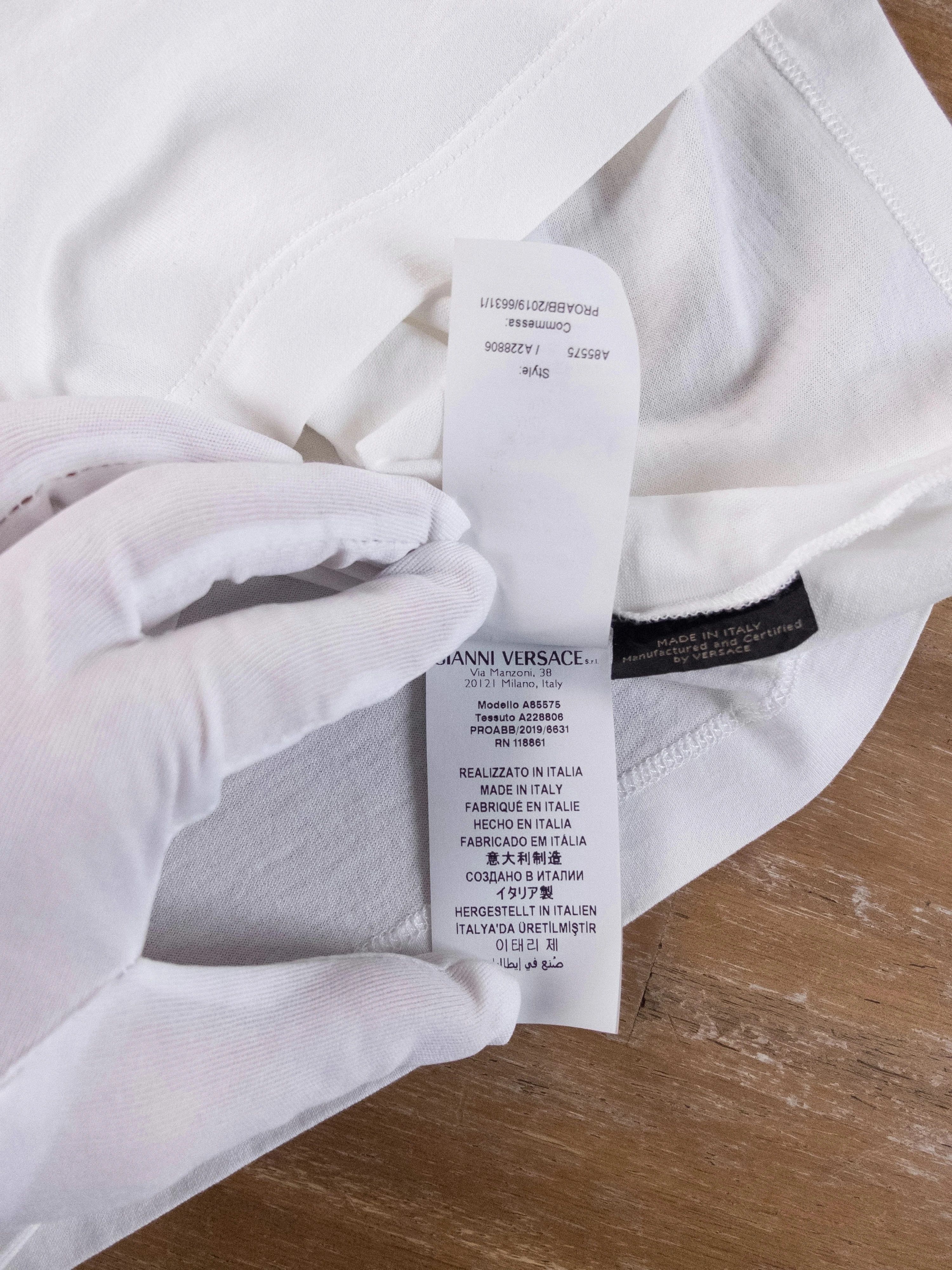Versace VERSACE white perfume bottle print t-shirt - Small Size US S / EU 44-46 / 1 - 9 Thumbnail