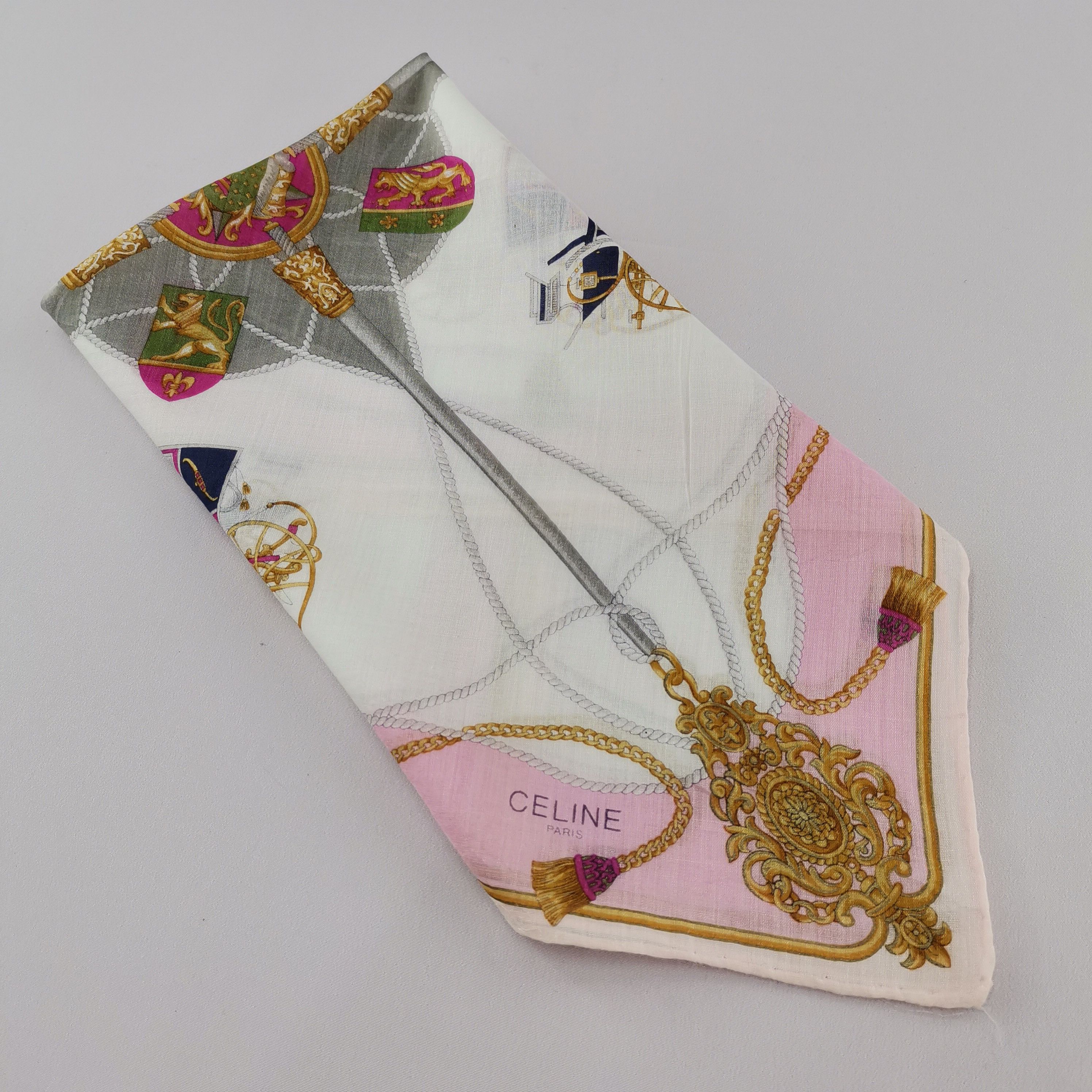 Celine Celine Handkerchief / Headscarf / Neckerchief Size ONE SIZE - 3 Thumbnail