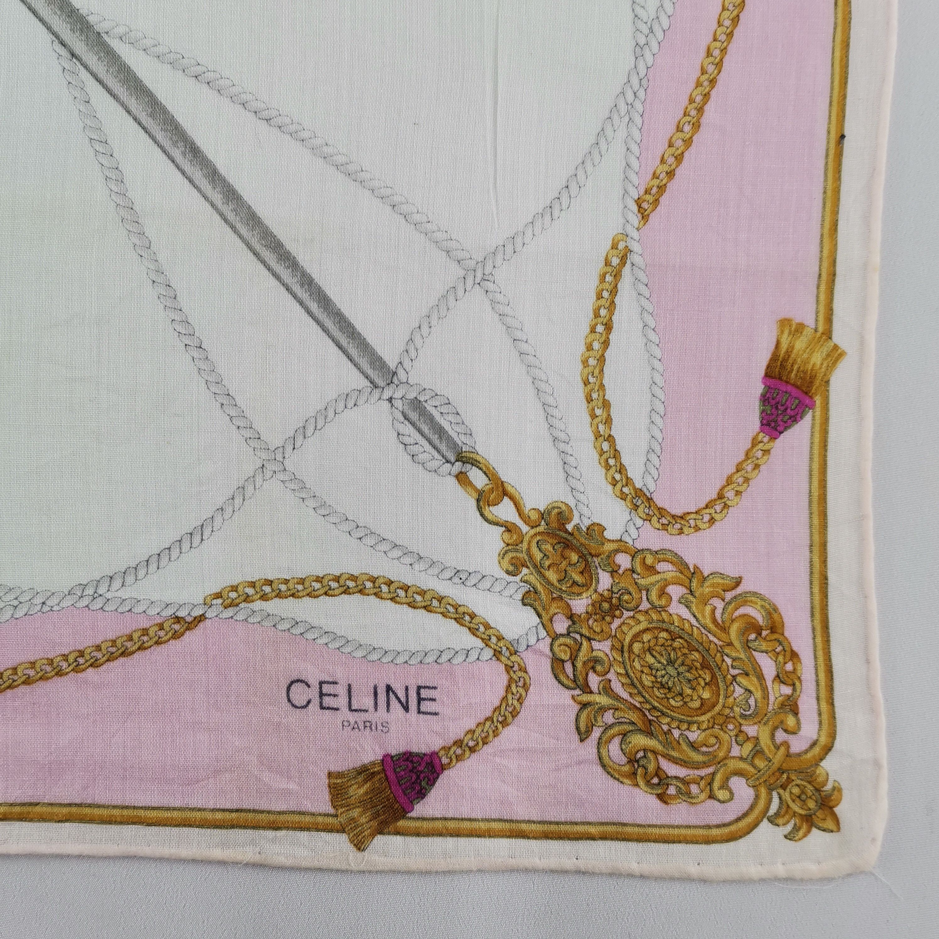 Celine Celine Handkerchief / Headscarf / Neckerchief Size ONE SIZE - 5 Thumbnail