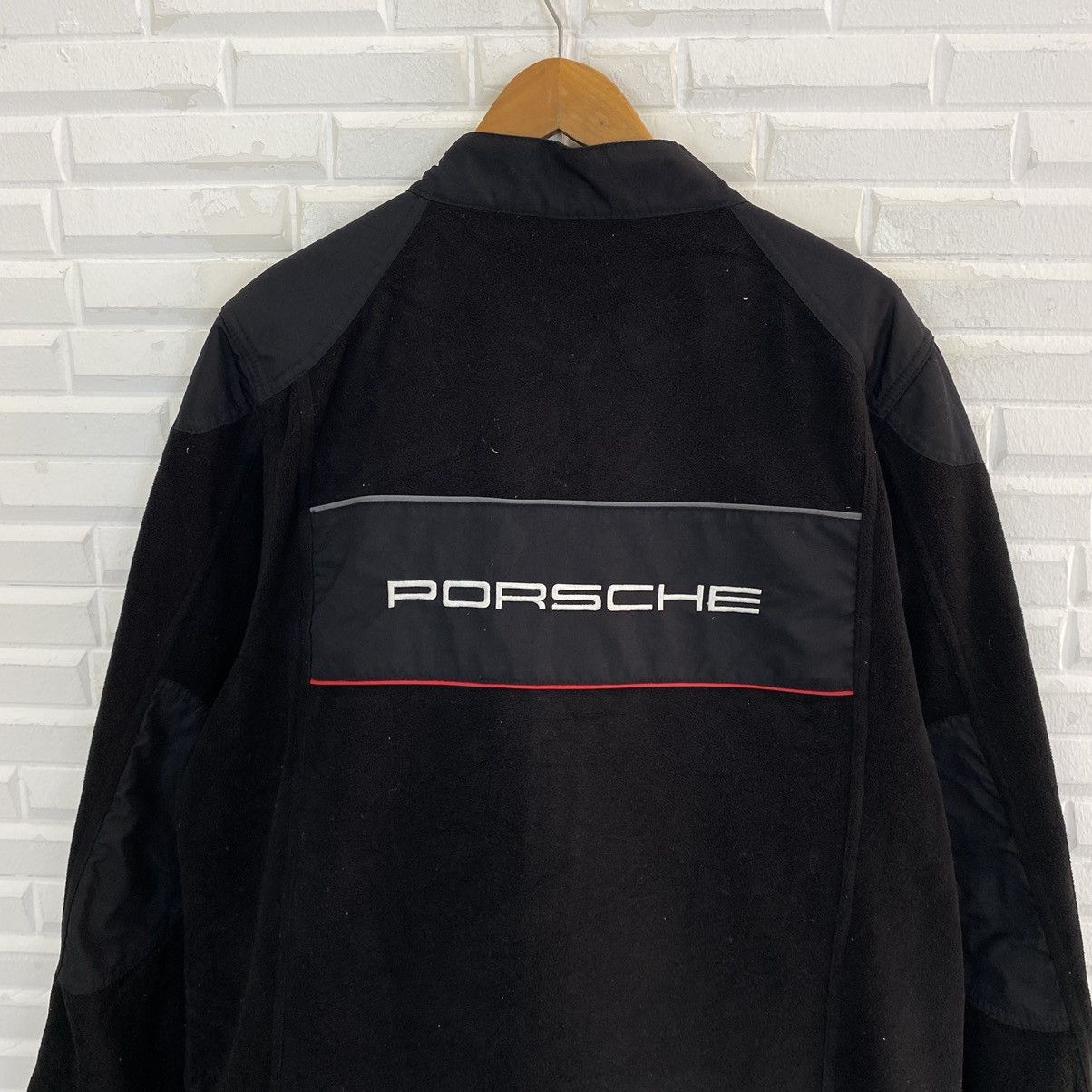 Japanese Brand Nice Design Porsche fleece zipper jacket Size US L / EU 52-54 / 3 - 8 Thumbnail