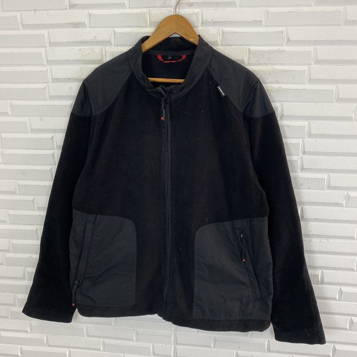 Japanese Brand Nice Design Porsche fleece zipper jacket Size US L / EU 52-54 / 3 - 4 Thumbnail