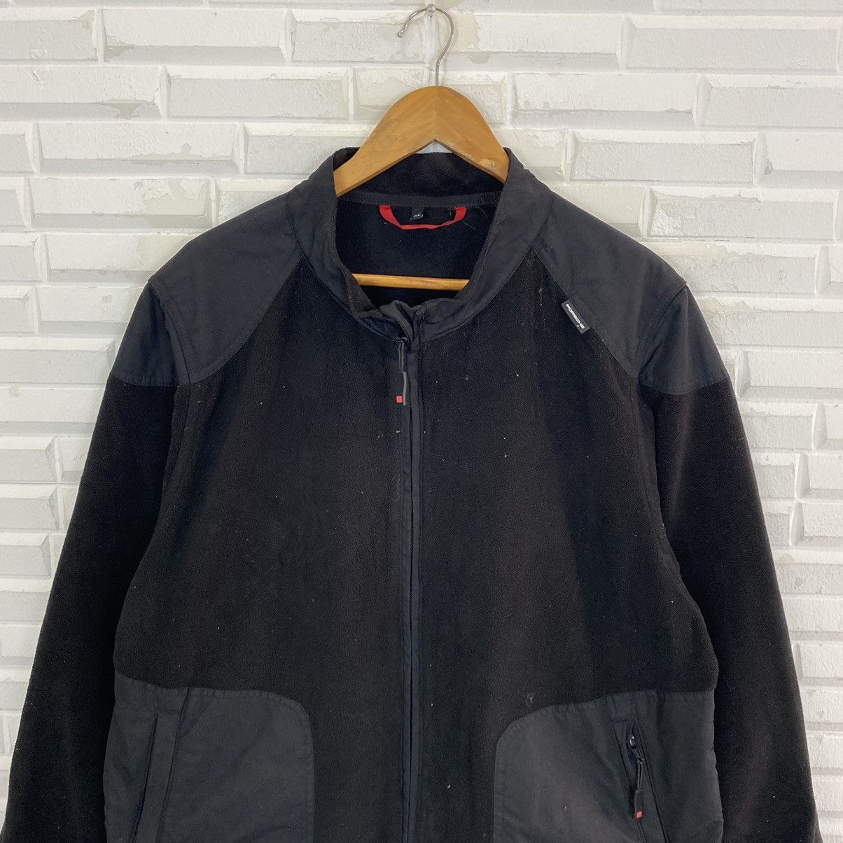 Japanese Brand Nice Design Porsche fleece zipper jacket Size US L / EU 52-54 / 3 - 5 Thumbnail