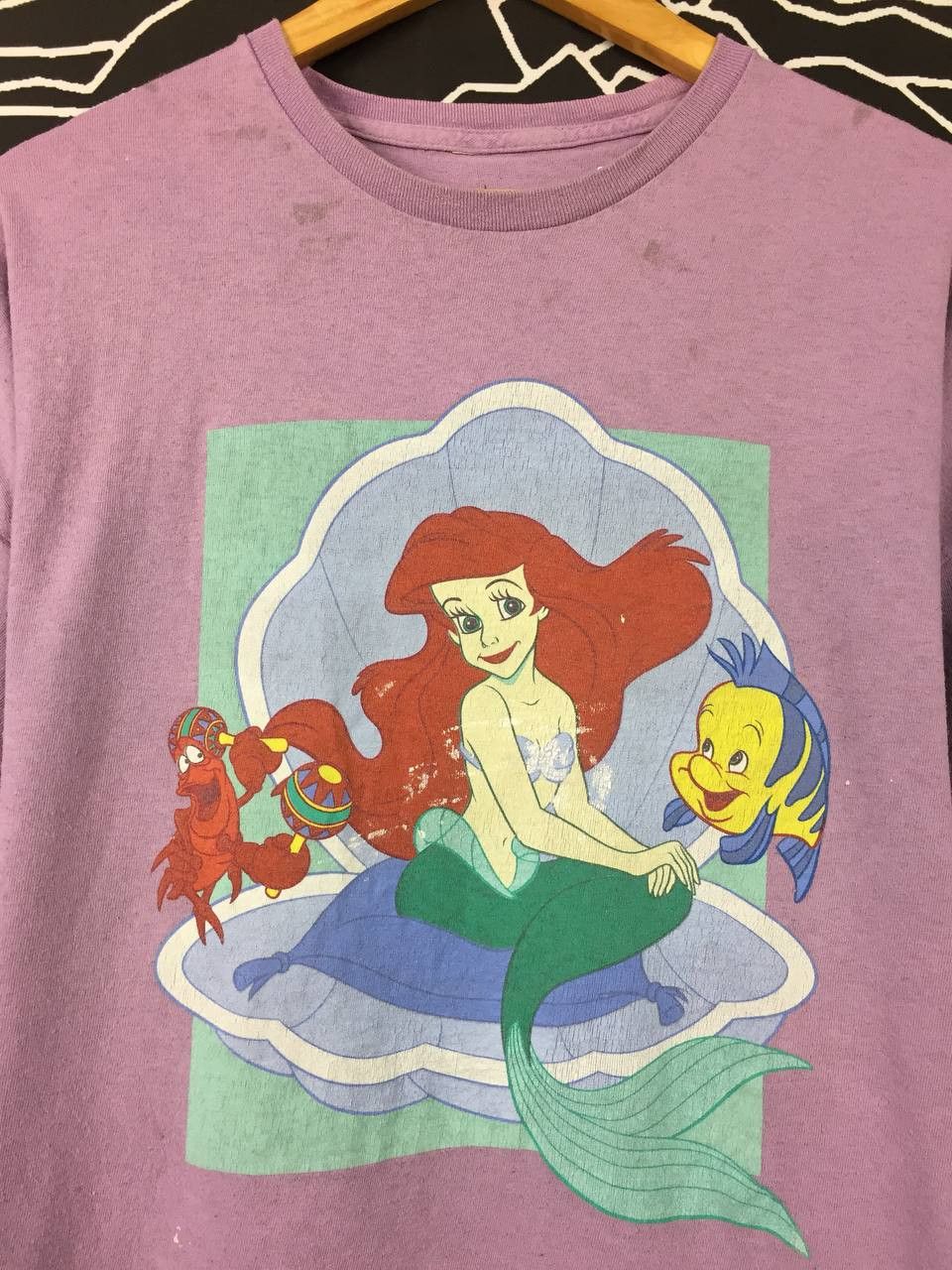Cartoon Network Vtg The Little Mermaid Cartoon Disney Tee Size US XXL / EU 58 / 5 - 4 Thumbnail