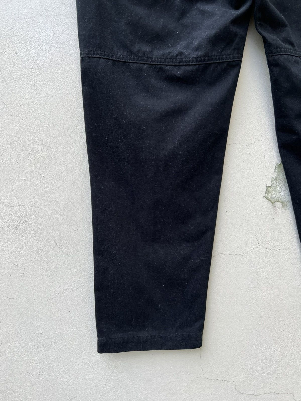 Vintage Vintage TWIM Japan Suede Cotton Black Pant Size US 31 - 13 Thumbnail