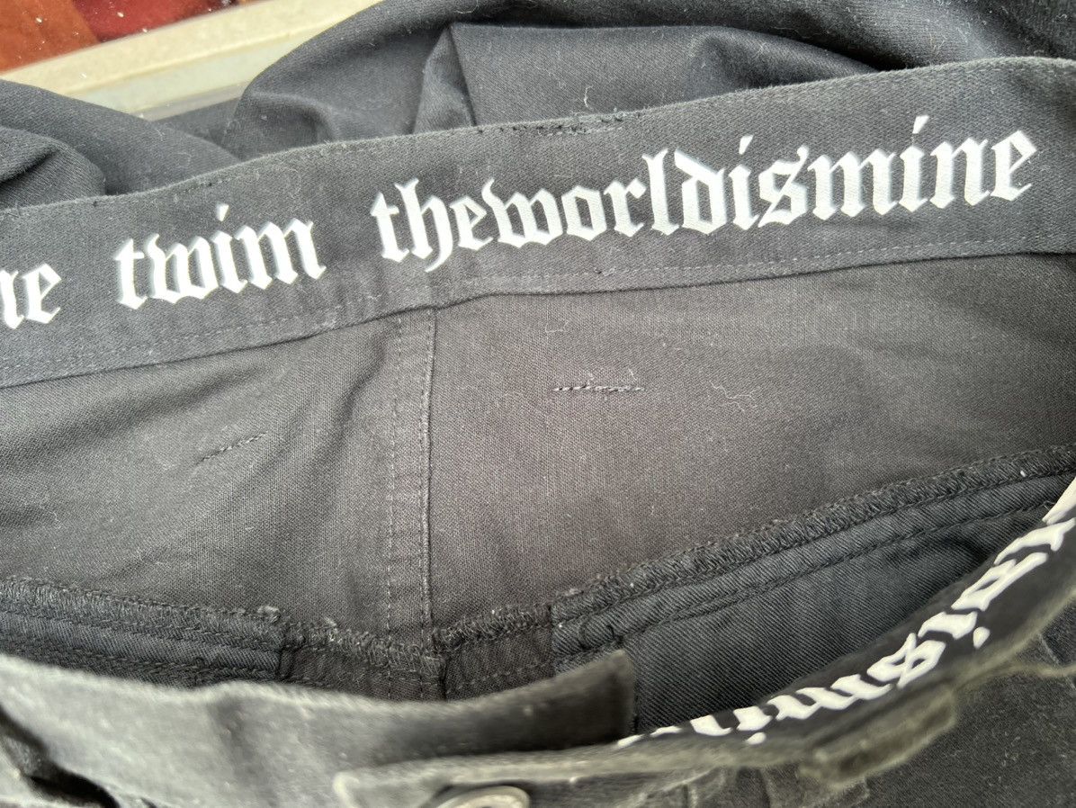 Vintage Vintage TWIM Japan Suede Cotton Black Pant Size US 31 - 21 Thumbnail