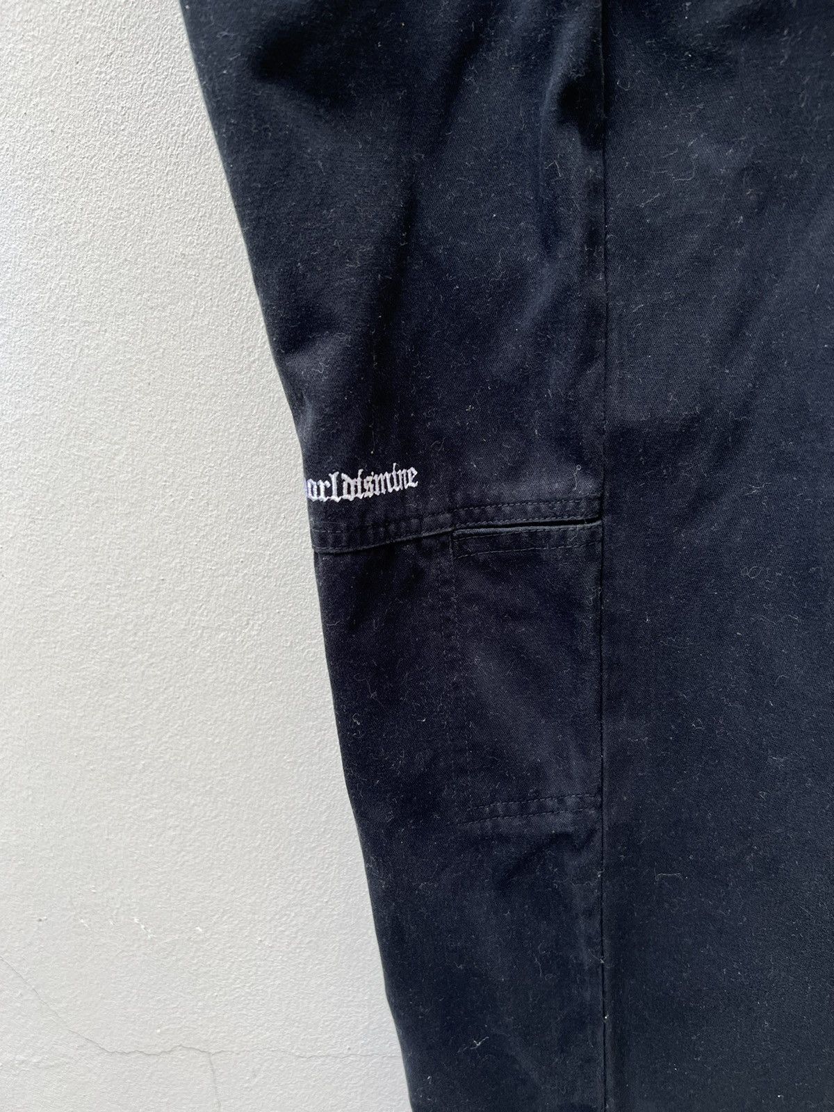 Vintage Vintage TWIM Japan Suede Cotton Black Pant Size US 31 - 19 Thumbnail
