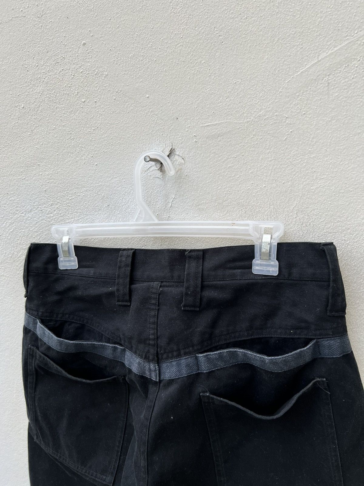 Vintage Vintage TWIM Japan Suede Cotton Black Pant Size US 31 - 15 Thumbnail