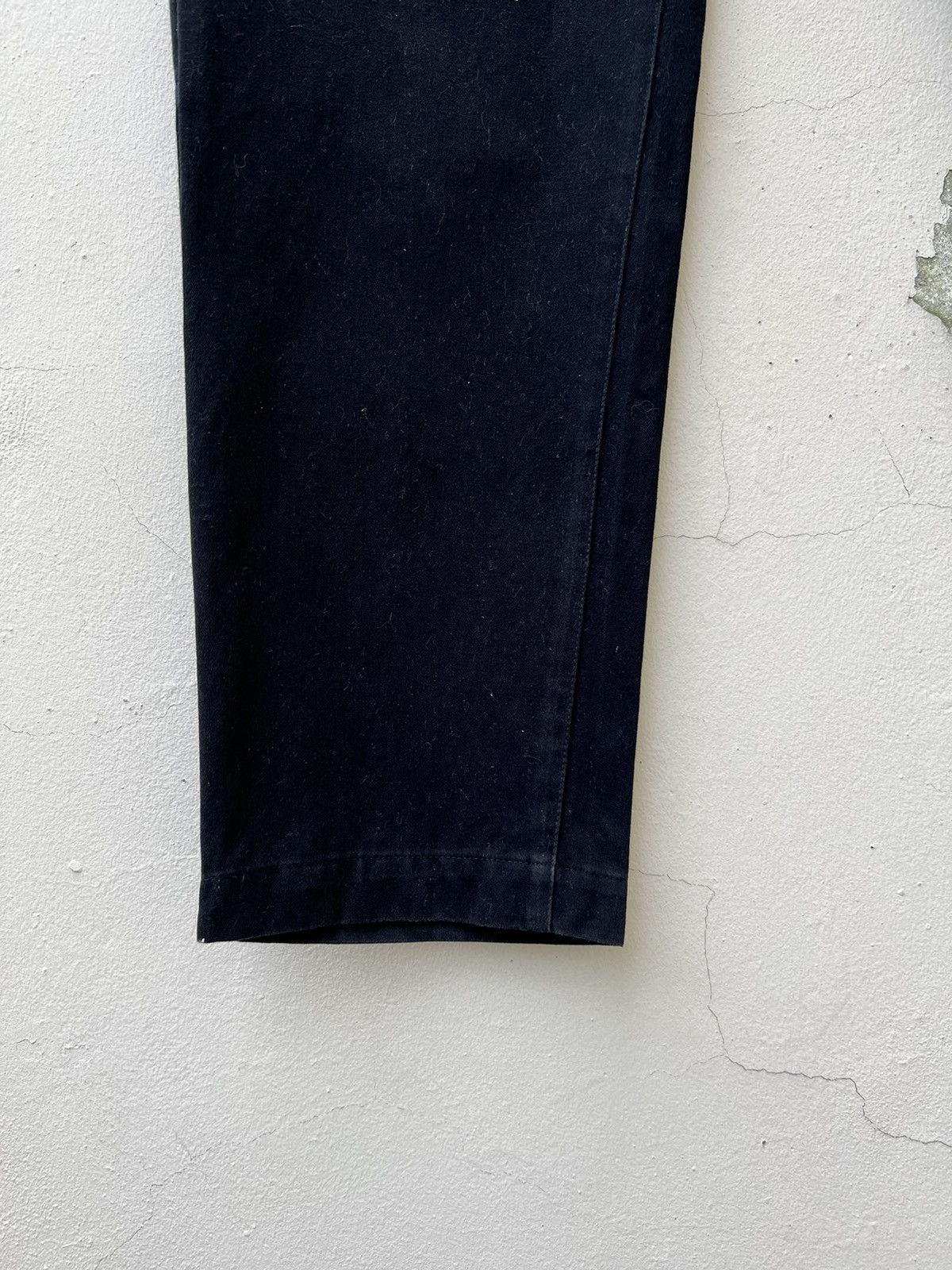 Vintage Vintage TWIM Japan Suede Cotton Black Pant Size US 31 - 7 Thumbnail