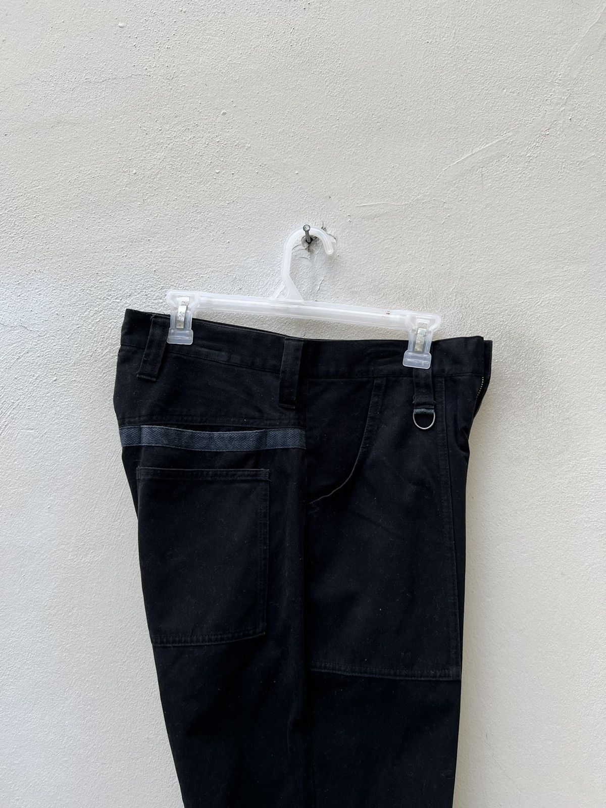 Vintage Vintage TWIM Japan Suede Cotton Black Pant Size US 31 - 20 Thumbnail