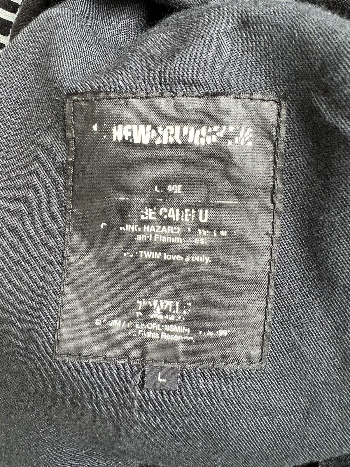 Vintage Vintage TWIM Japan Suede Cotton Black Pant Size US 31 - 23 Thumbnail