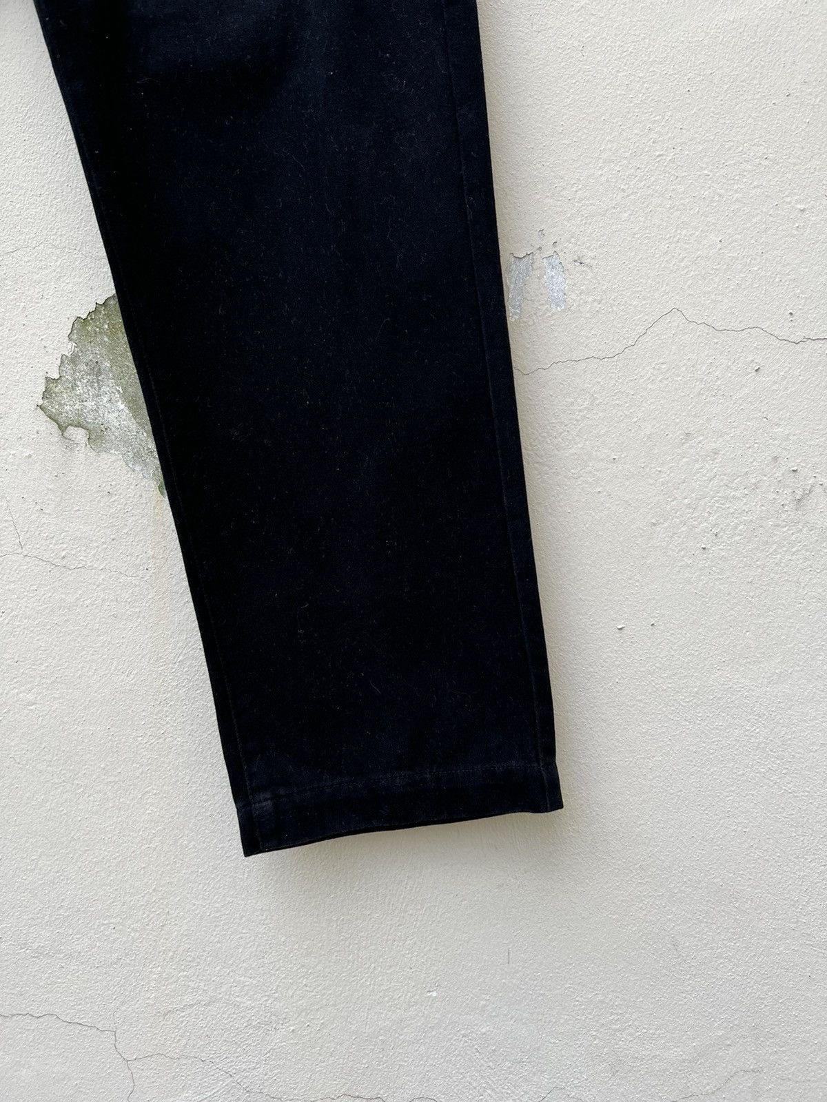 Vintage Vintage TWIM Japan Suede Cotton Black Pant Size US 31 - 10 Thumbnail