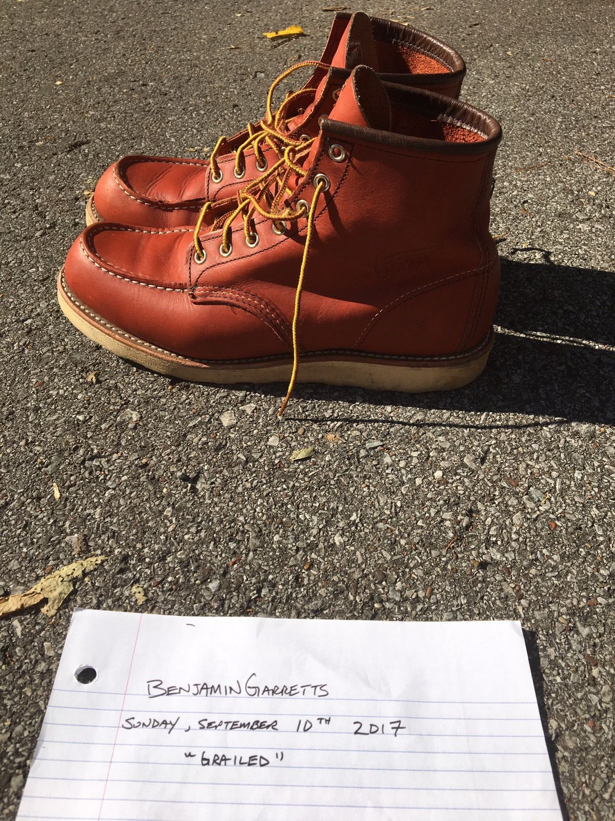 Red Wing RED WING 8131 HERITAGE WORK MOC TOE BOOT ORO RUSSET PORTAGE Grailed