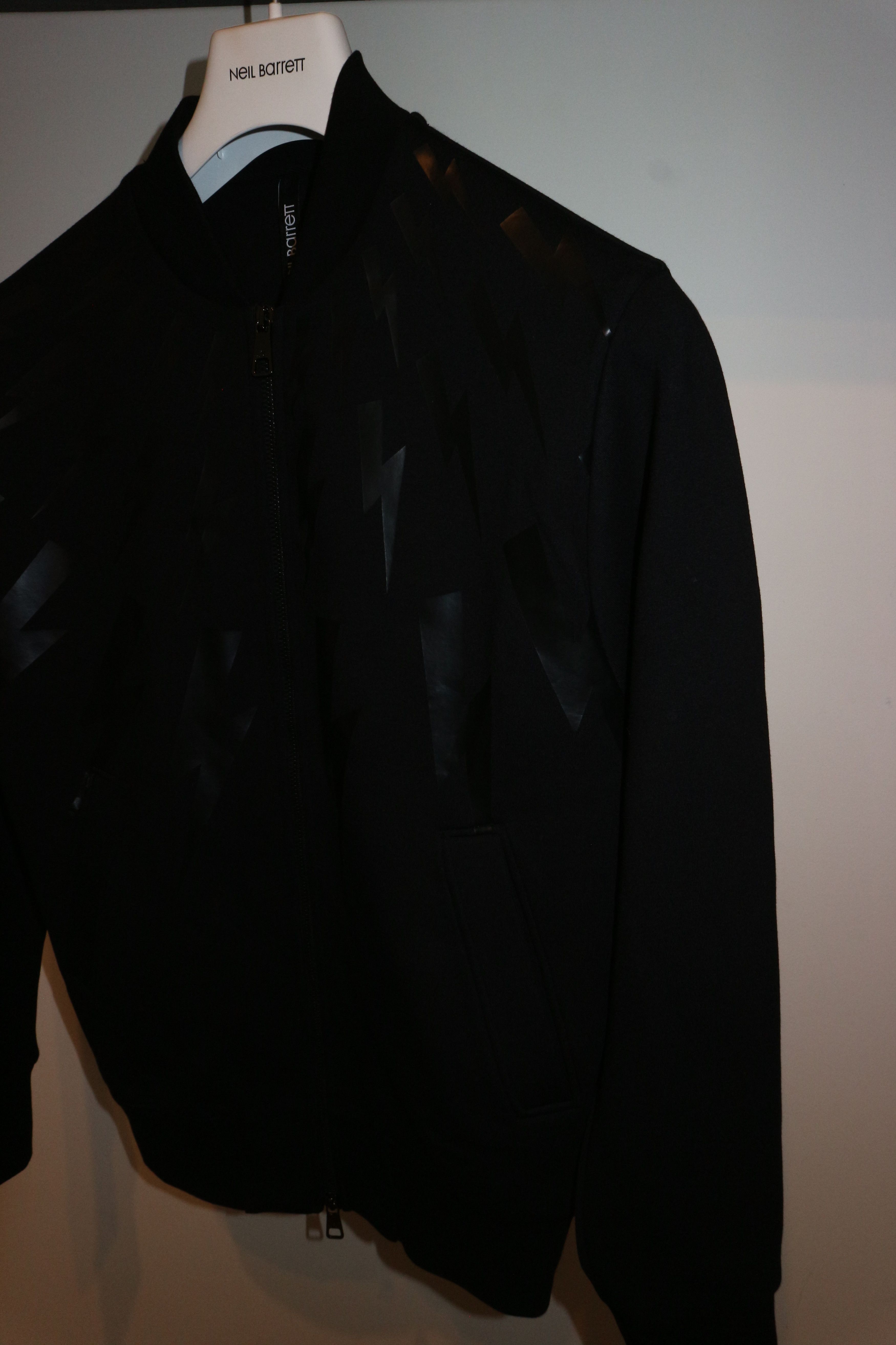 Neil Barrett Lightning bolt print bomber jacket Size US XL / EU 56 / 4 - 2 Thumbnail
