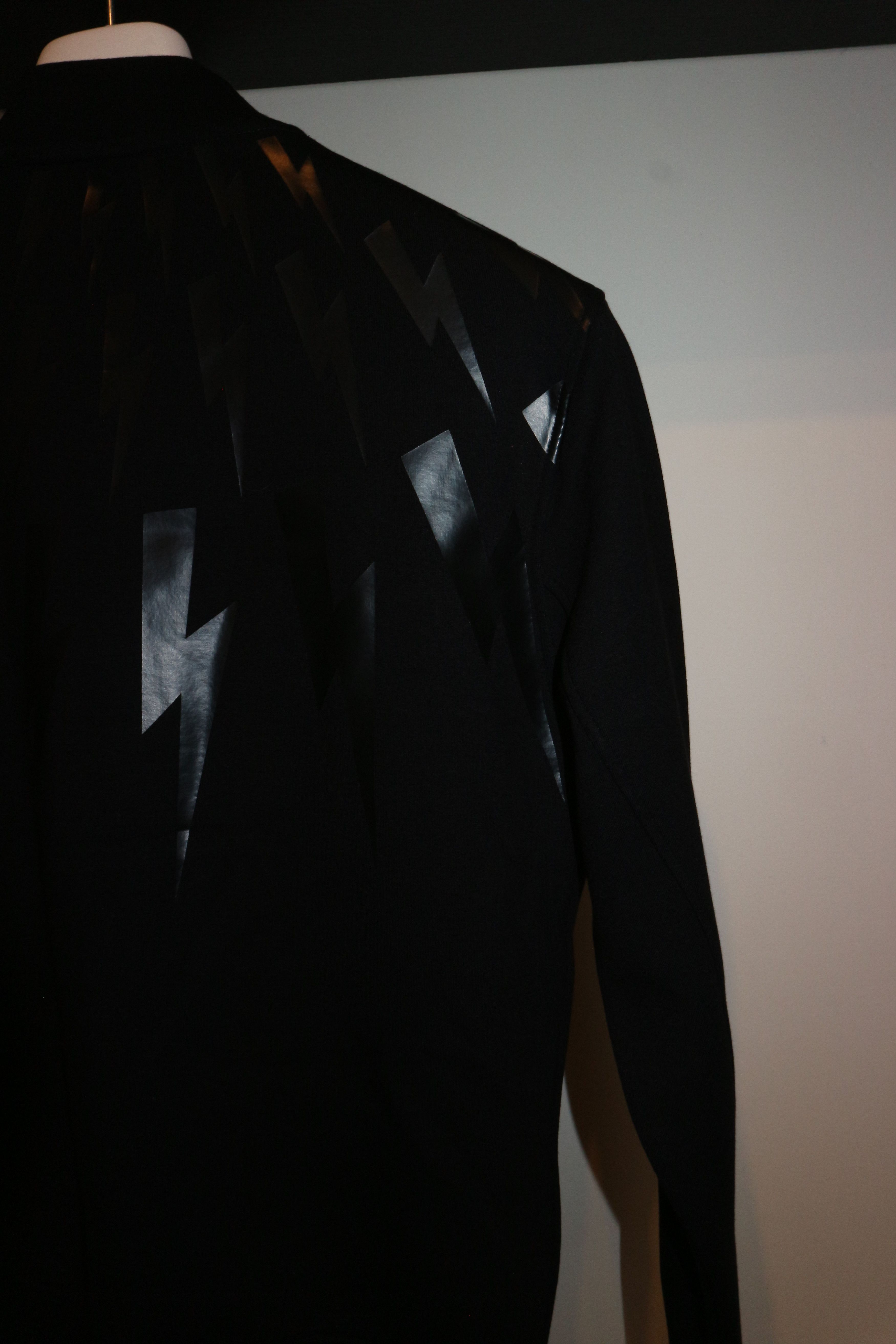 Neil Barrett Lightning bolt print bomber jacket Size US XL / EU 56 / 4 - 9 Thumbnail