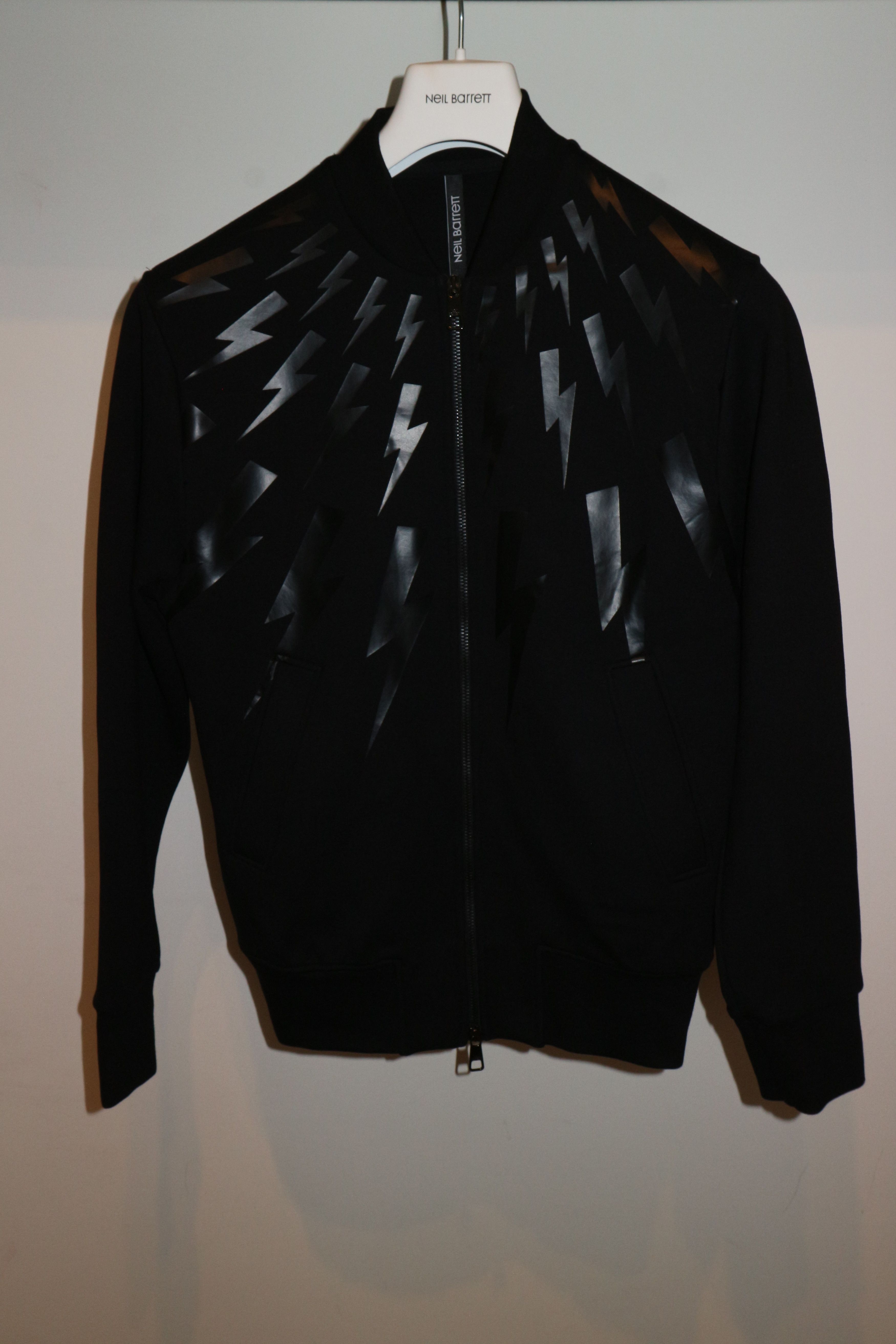 Neil Barrett Lightning bolt print bomber jacket Size US XL / EU 56 / 4 - 6 Thumbnail