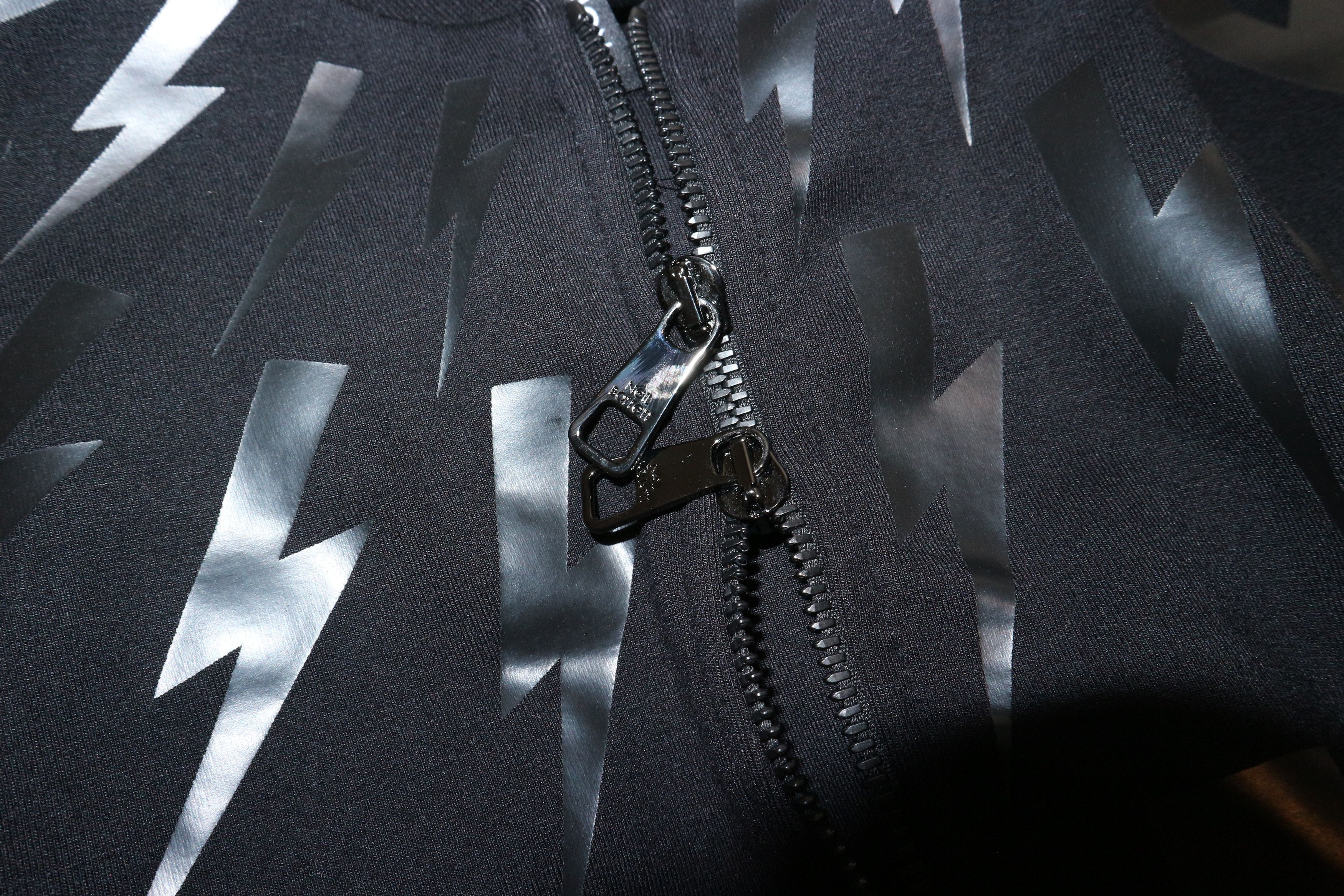 Neil Barrett Lightning bolt print bomber jacket Size US XL / EU 56 / 4 - 10 Thumbnail
