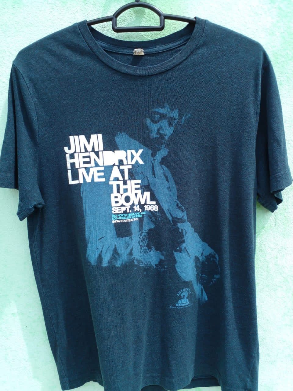 T shirt JIMI HENDRIX LIVE AT THE BOWL