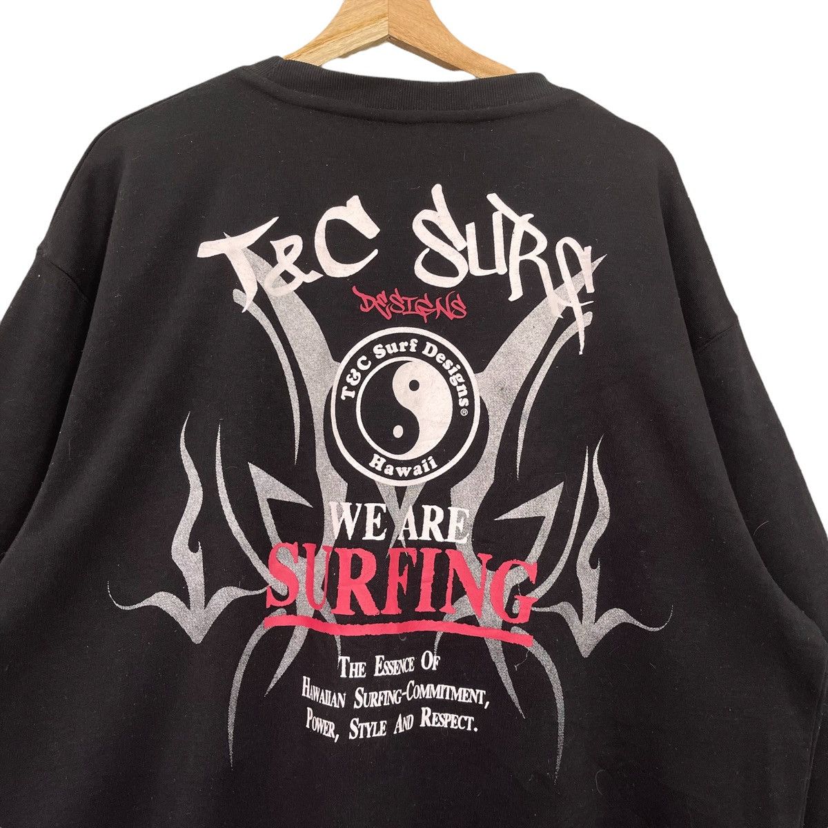 Billabong Vintage TnC Hawaii Surf Design Big Logo Crewneck Sweatshirt Size US XXL / EU 58 / 5 - 4 Thumbnail
