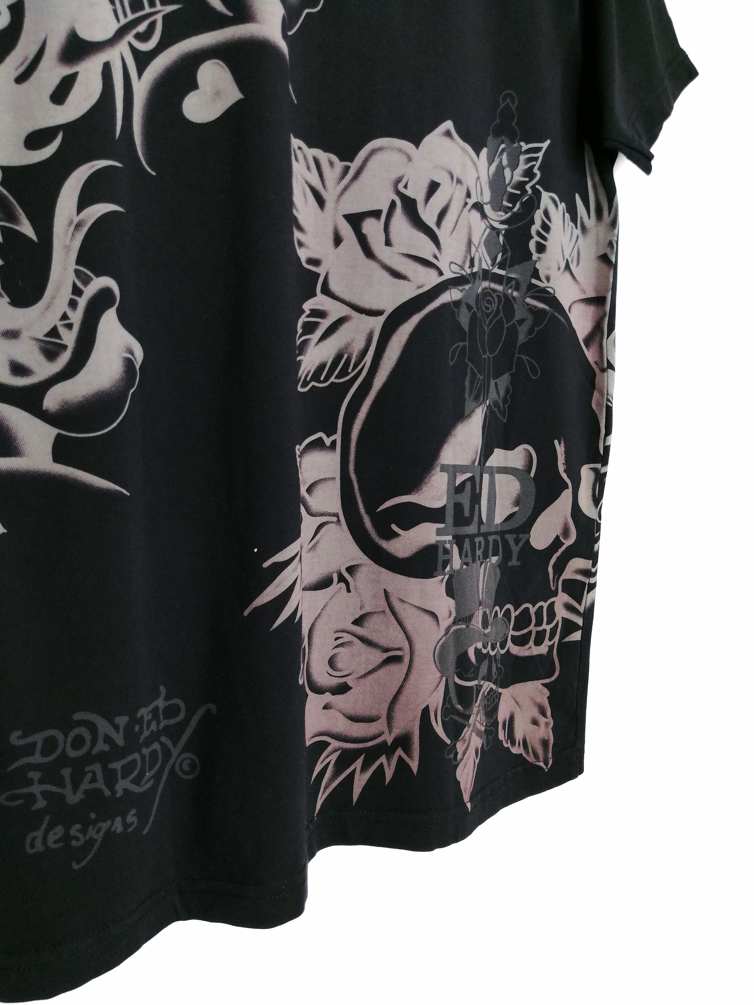 Christian Audigier × Ed Hardy Ed Hardy T-Shirt Skull & Dragon by Christian Audigier Size US M / EU 48-50 / 2 - 10 Thumbnail