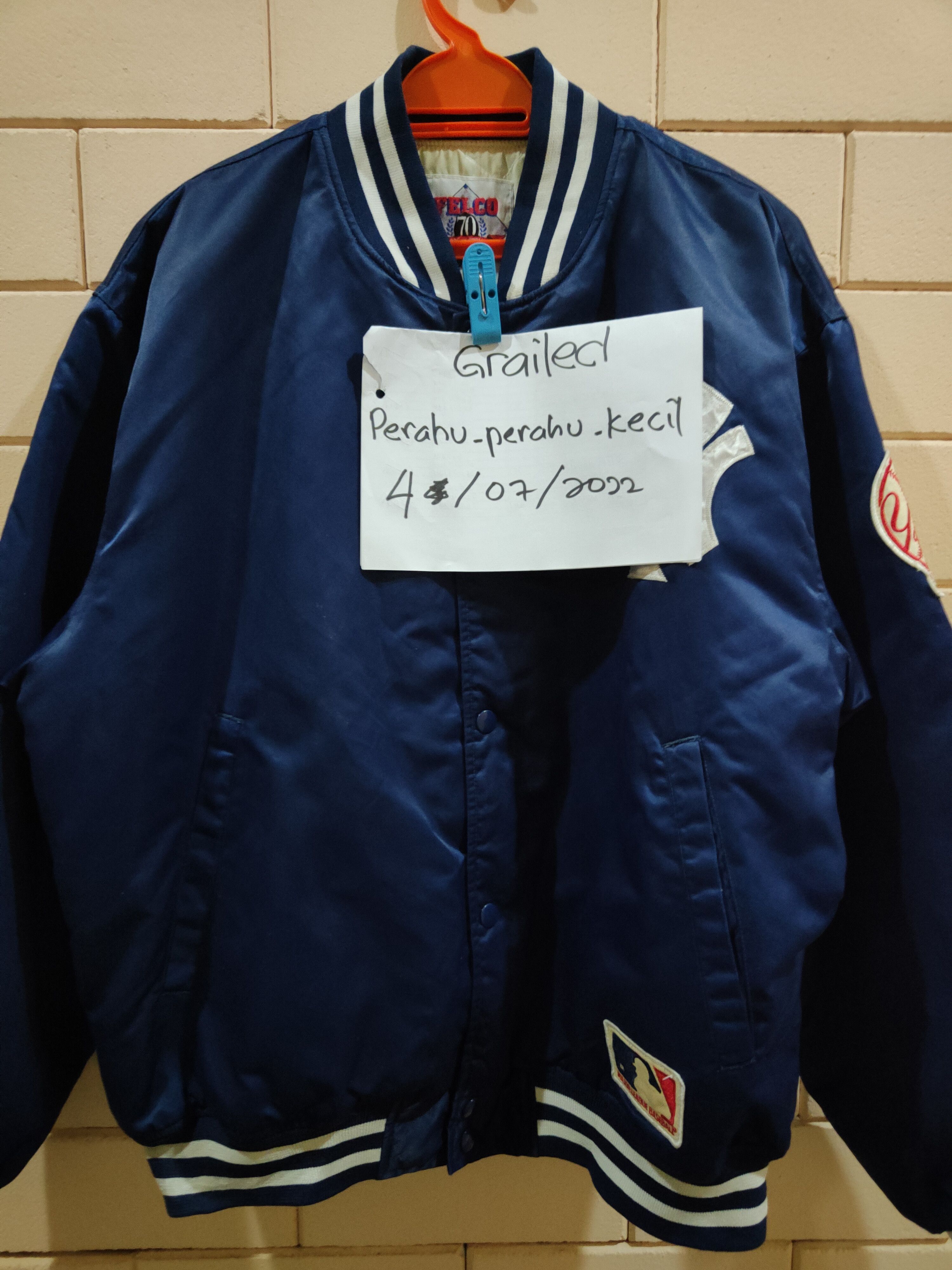 MLB × New York Yankees × Signatures Baseball Varsity Jacket by Felco Size US L / EU 52-54 / 3 - 7 Thumbnail