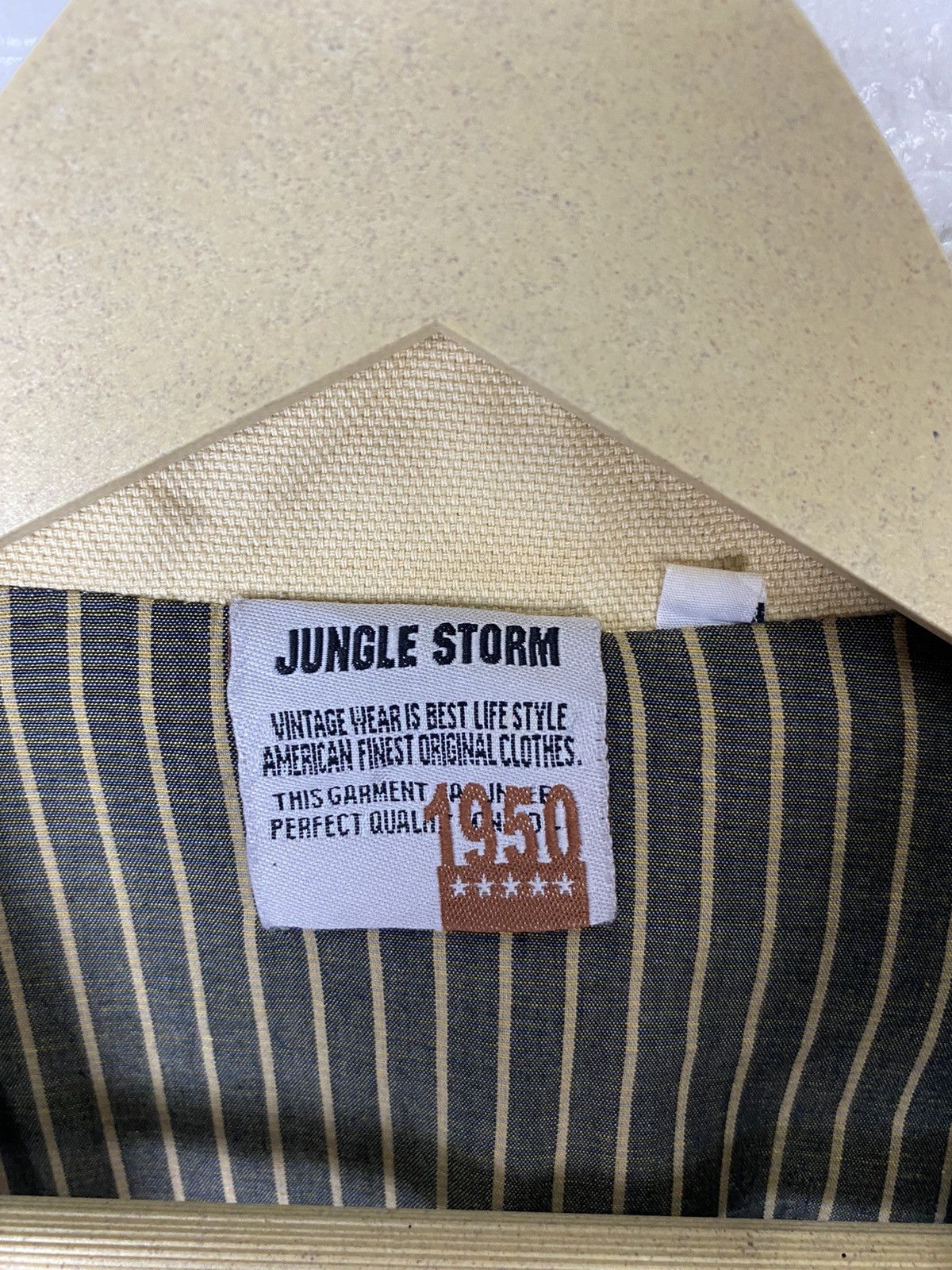 Japanese Brand × Vintage VINTAGE JUNGLE STORM Coat Denim Jacket Size US L / EU 52-54 / 3 - 12 Thumbnail