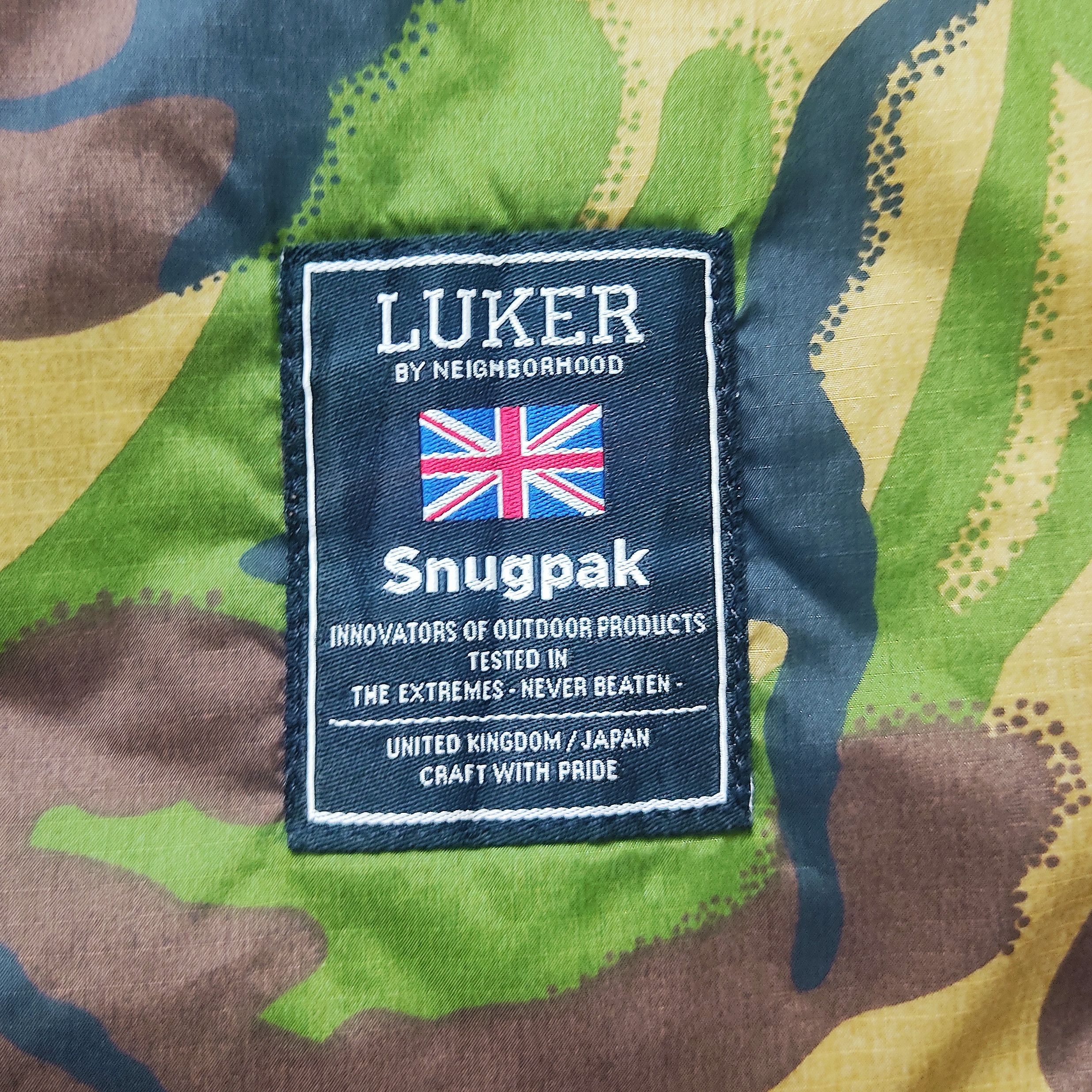 Neighborhood LUKER by NBHD x SNUGPAK Reversible Camo Puffer Vest Size US M / EU 48-50 / 2 - 8 Thumbnail