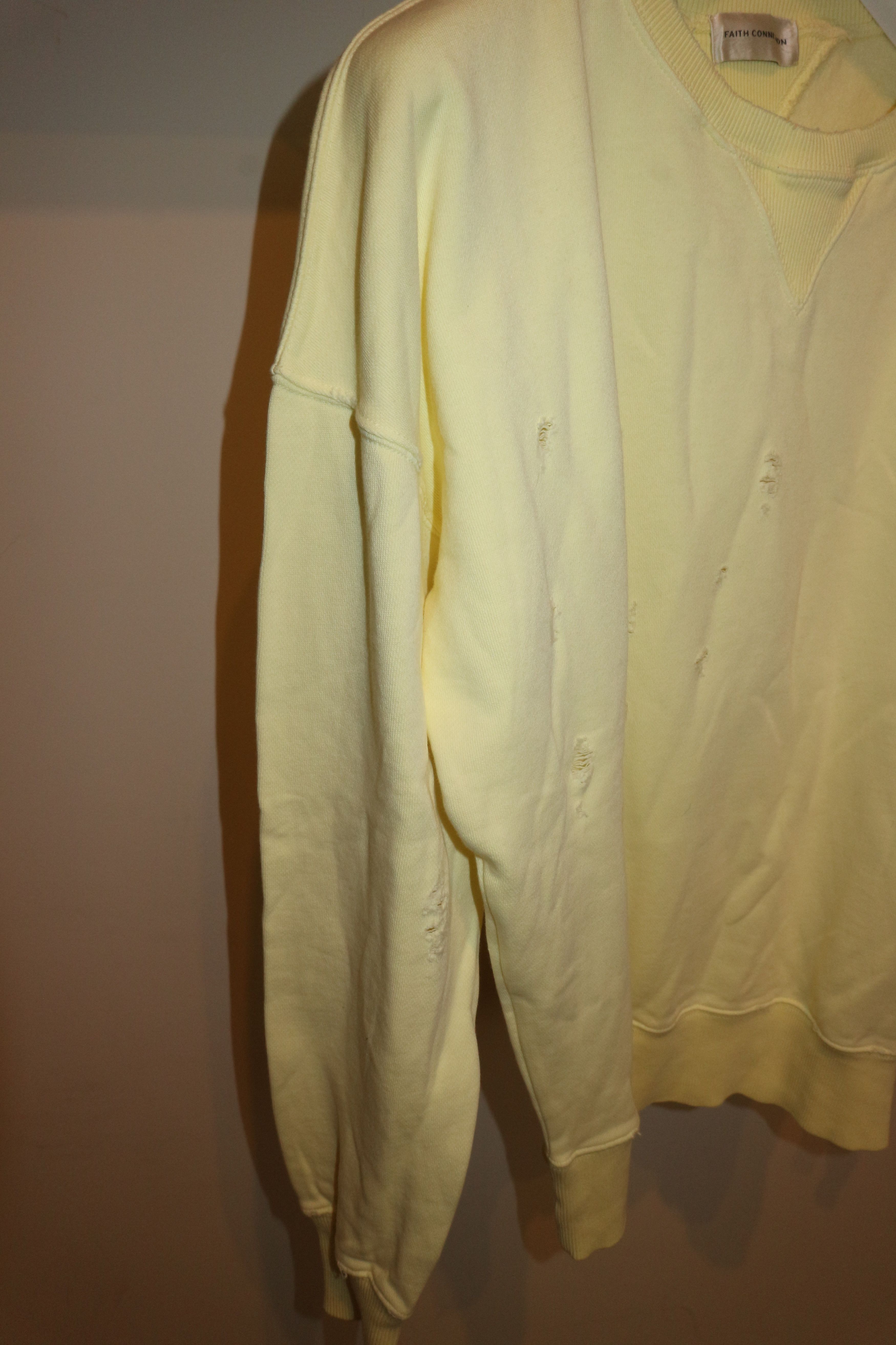 Faith Connexion destroyedraglan sweatshirt Size US S / EU 44-46 / 1 - 2 Thumbnail