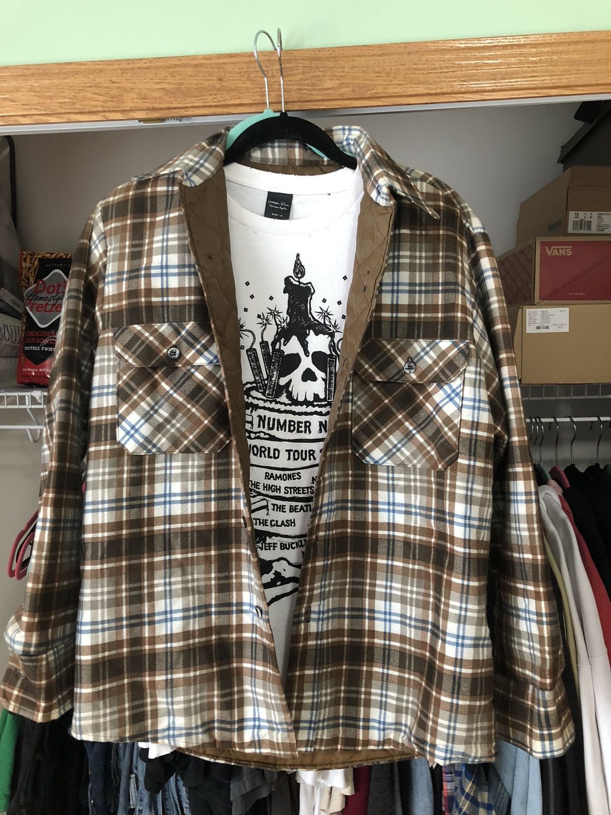 Flannel × Vintage Vintage flannel jacket Size US M / EU 48-50 / 2 - 1 Thumbnail