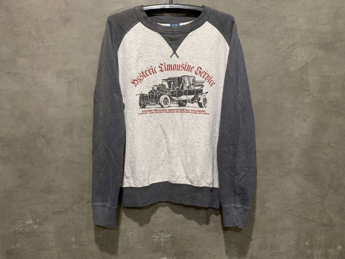 image of Hysteric Glamour Limousine Service Sweater in Grey, Men's (Size Small)