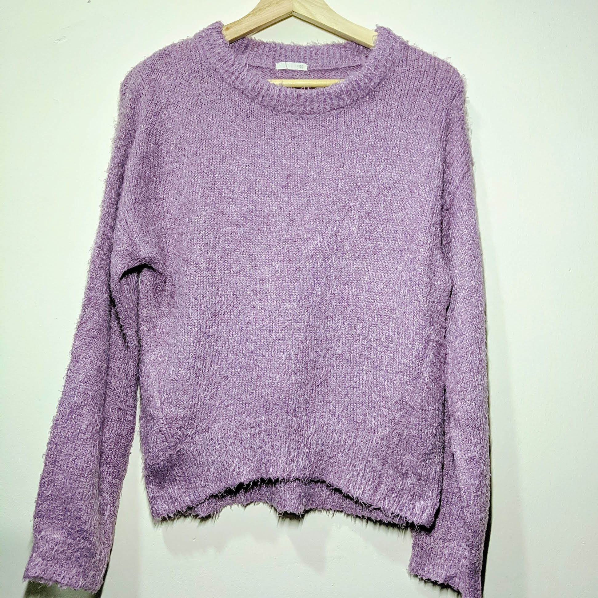 Aran Isles Knitwear Vintage Unbranded Mohair Purple Knitwear Sweater Jumper Size US M / EU 48-50 / 2 - 3 Thumbnail