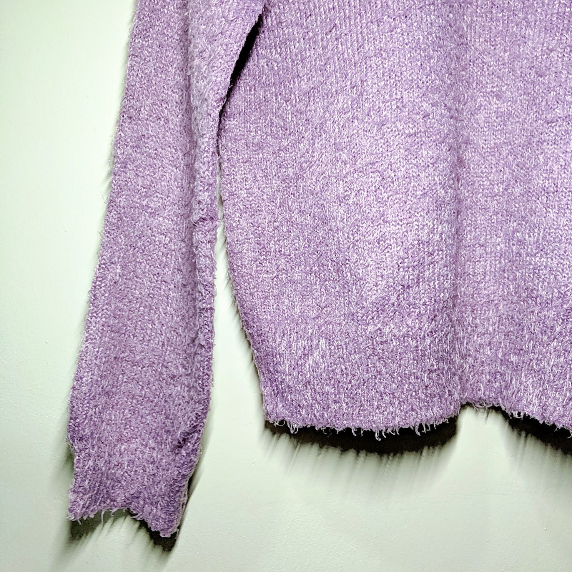 Aran Isles Knitwear Vintage Unbranded Mohair Purple Knitwear Sweater Jumper Size US M / EU 48-50 / 2 - 9 Thumbnail