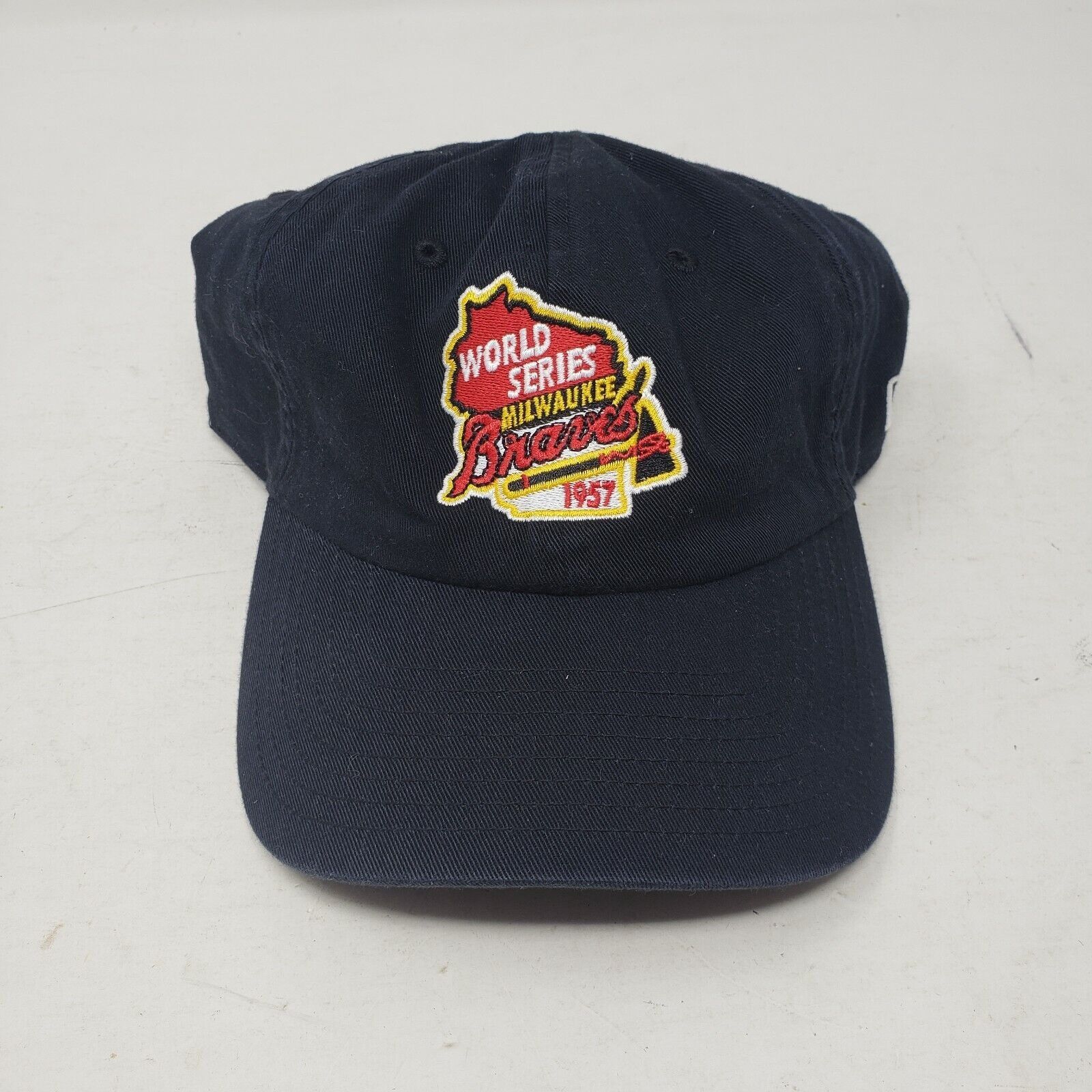 Vintage World Series Milwaukee Braves 1957 MLB Baseball Hat