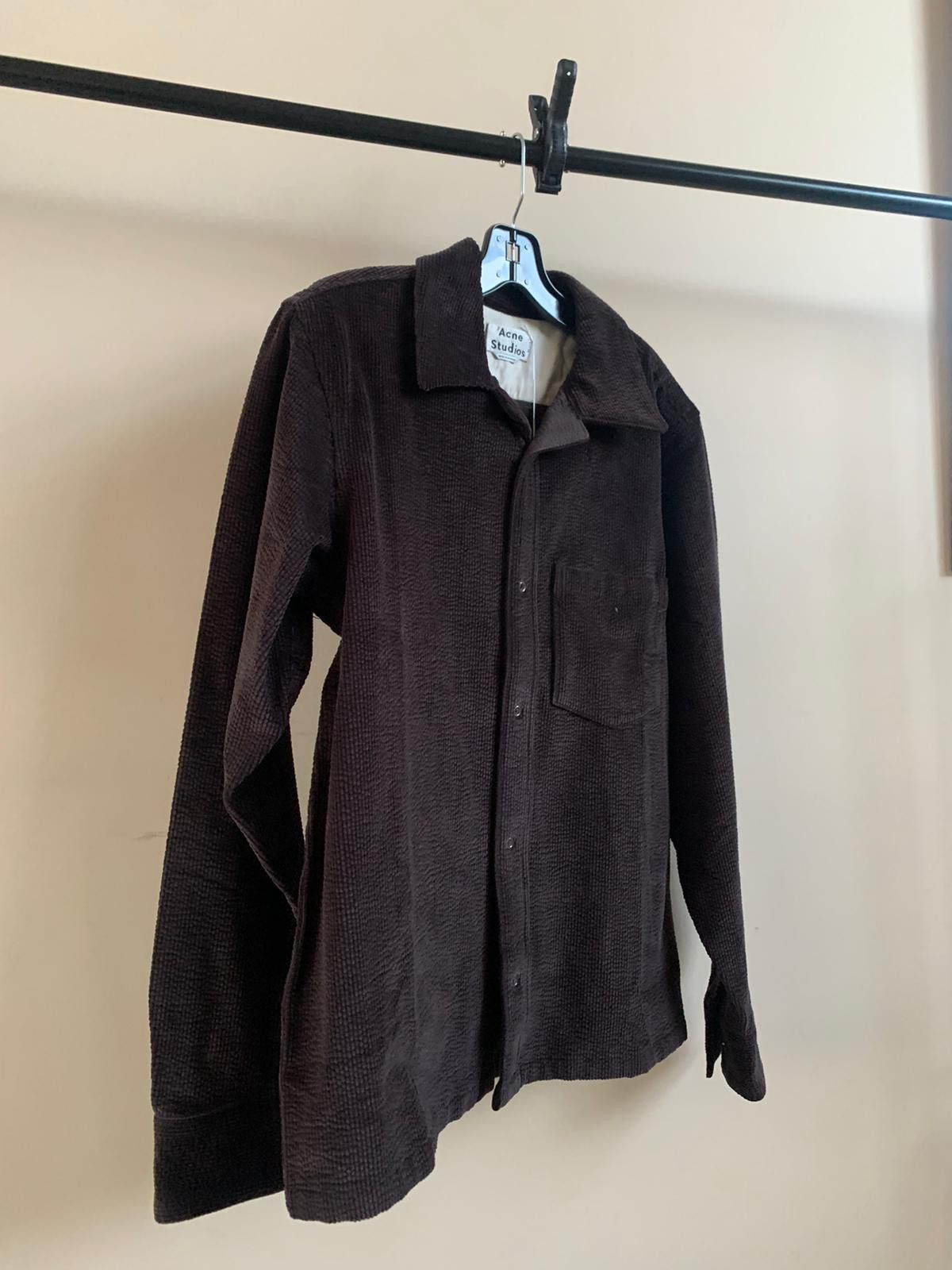 Acne Studios FN-MN-SHIR000194 in Coffee Brown Size US S / EU 44-46 / 1 - 8 Thumbnail