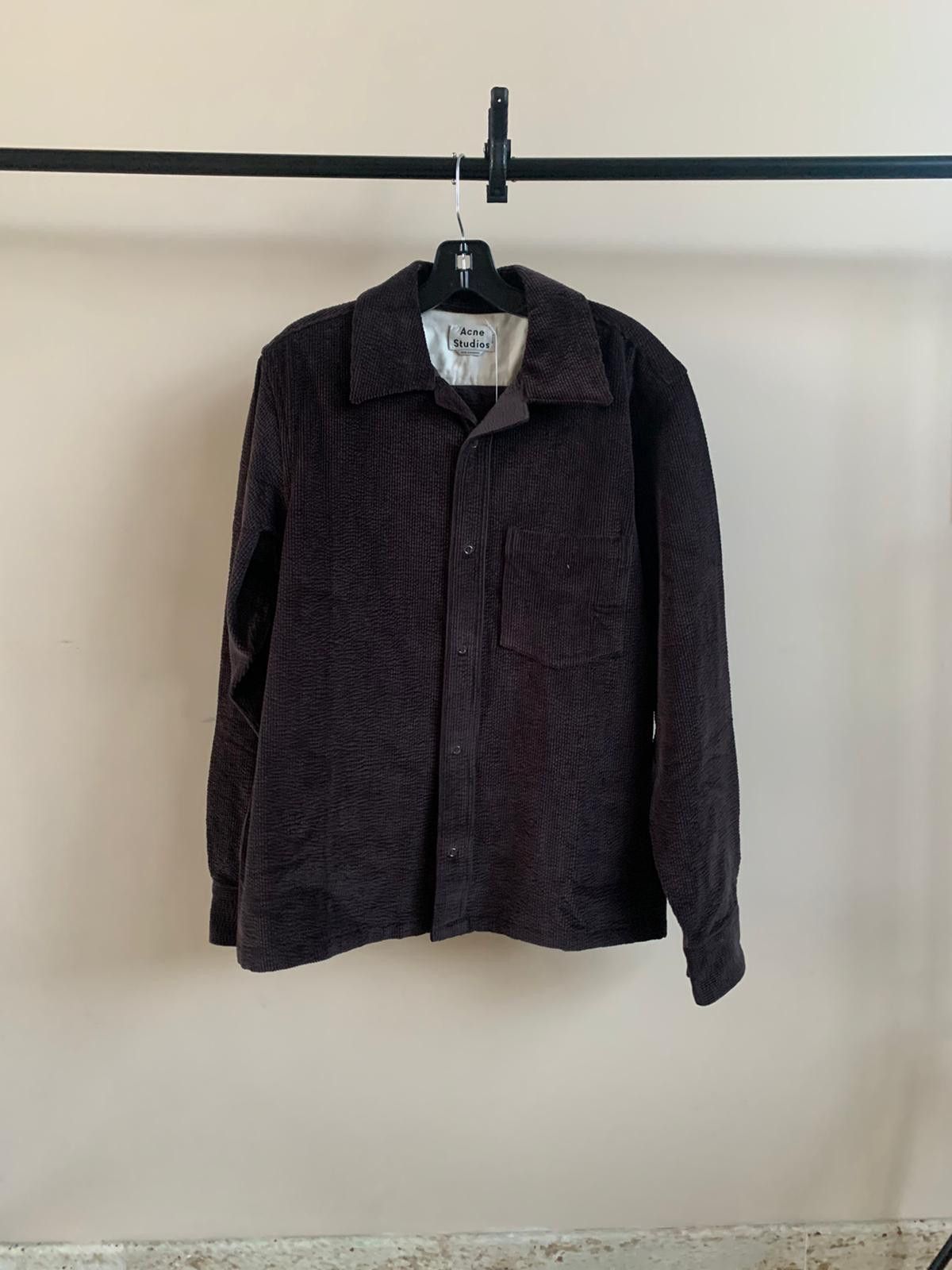 Acne Studios FN-MN-SHIR000194 in Coffee Brown Size US S / EU 44-46 / 1 - 1 Thumbnail