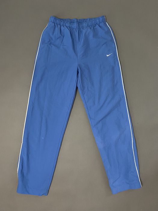 Nike Nike vintage blue track pants small swoosh 2000s | Grailed