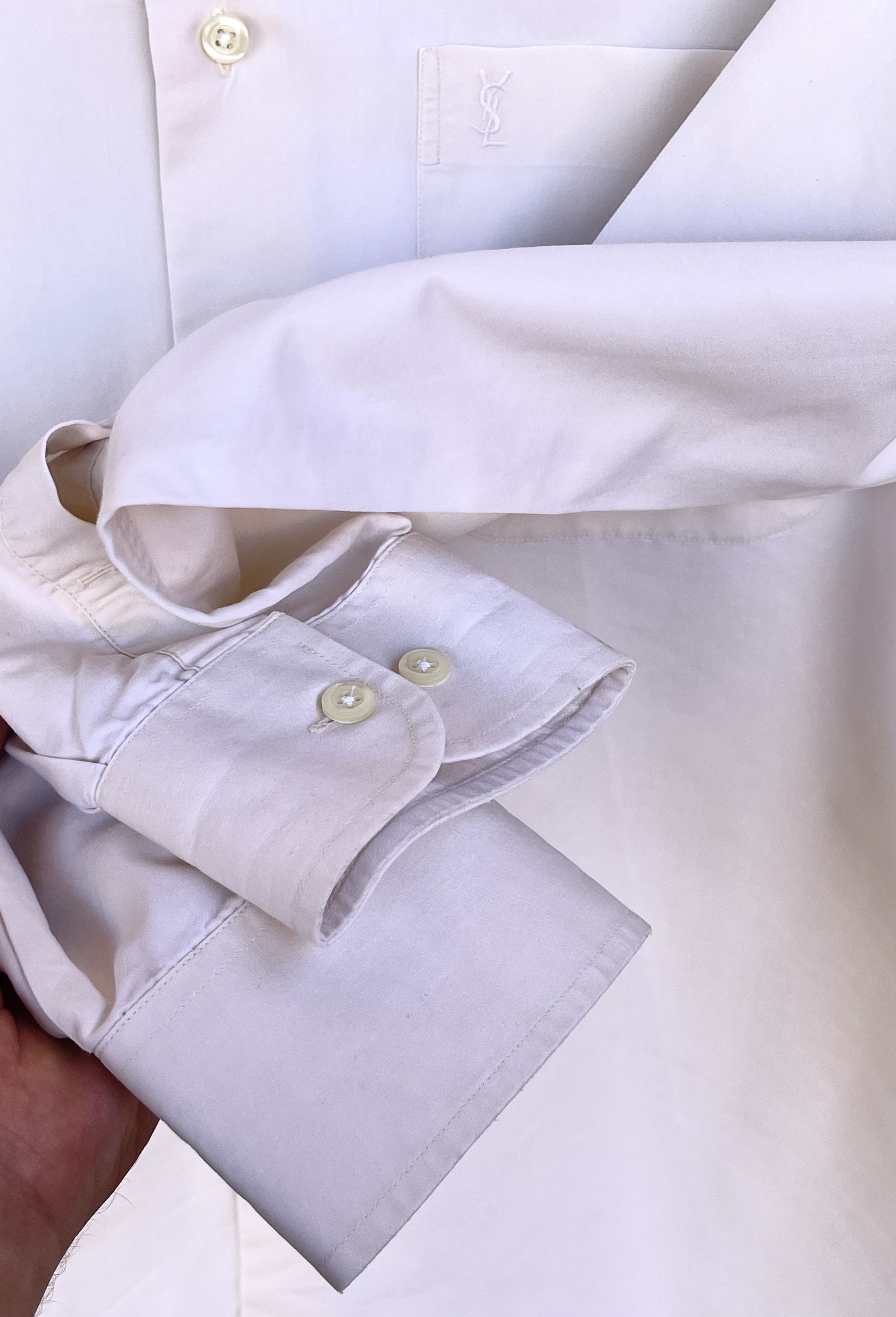 Yves Saint Laurent 🔥 Ysl Yves saint Laurent shirt light beige size L Size US L / EU 52-54 / 3 - 4 Thumbnail