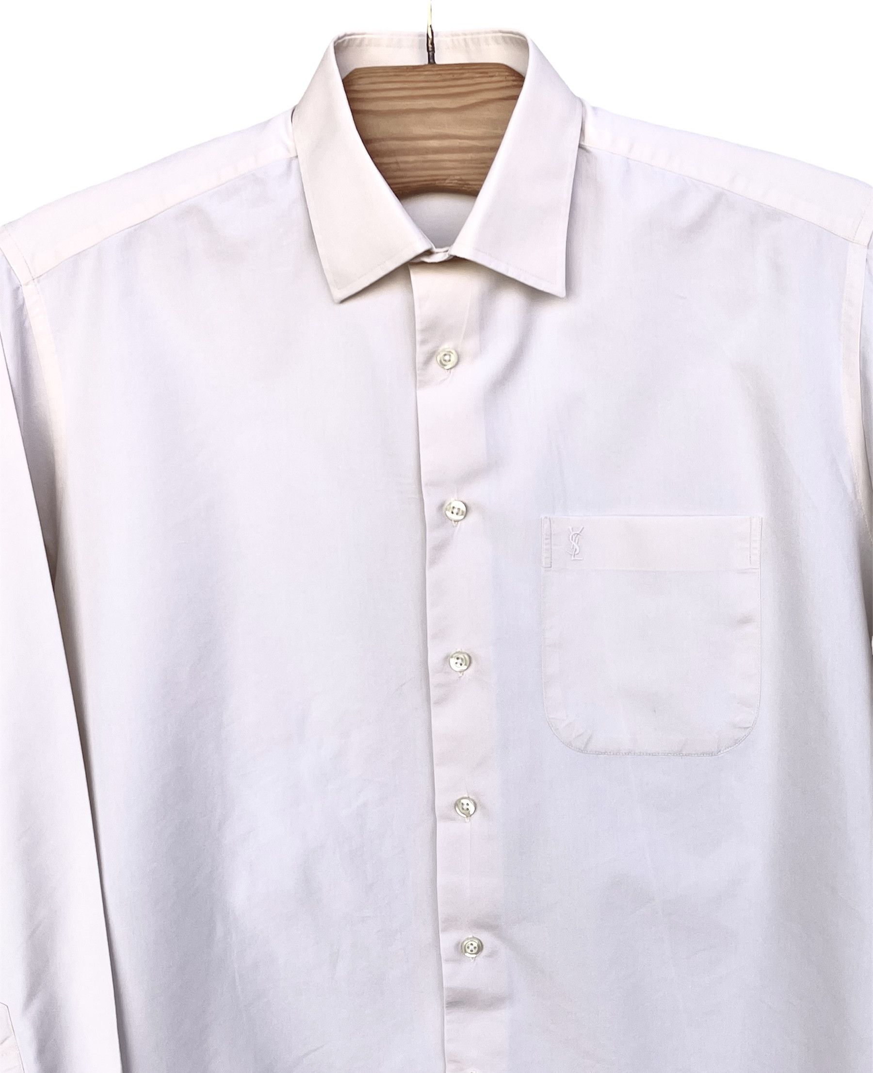 Yves Saint Laurent 🔥 Ysl Yves saint Laurent shirt light beige size L Size US L / EU 52-54 / 3 - 2 Thumbnail