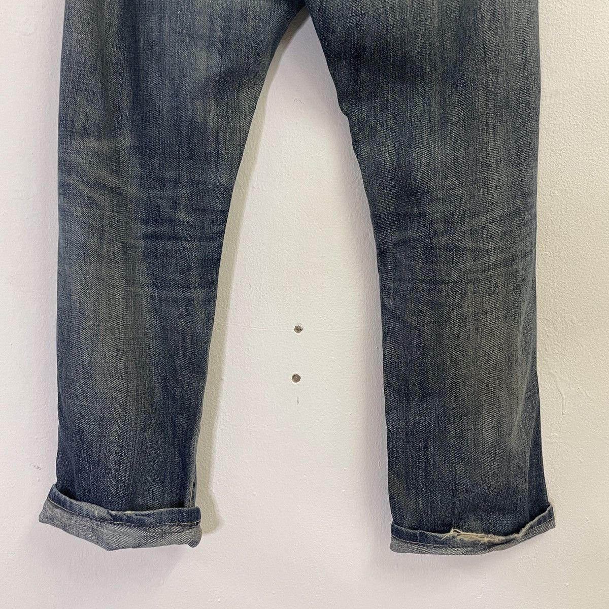 Japanese Brand Vintage Japanesebrand Distressed Selvedge Denim Jeans Size US 32 / EU 48 - 11 Thumbnail