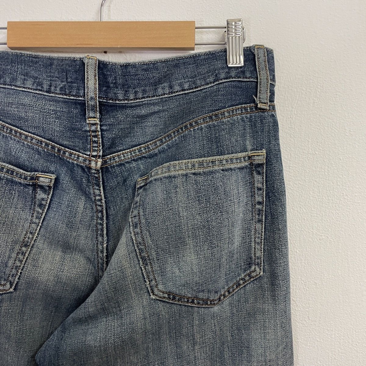 Japanese Brand Vintage Japanesebrand Distressed Selvedge Denim Jeans Size US 32 / EU 48 - 9 Thumbnail