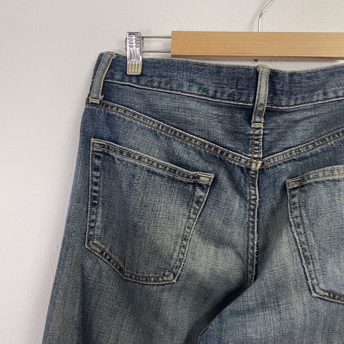 Japanese Brand Vintage Japanesebrand Distressed Selvedge Denim Jeans Size US 32 / EU 48 - 10 Thumbnail