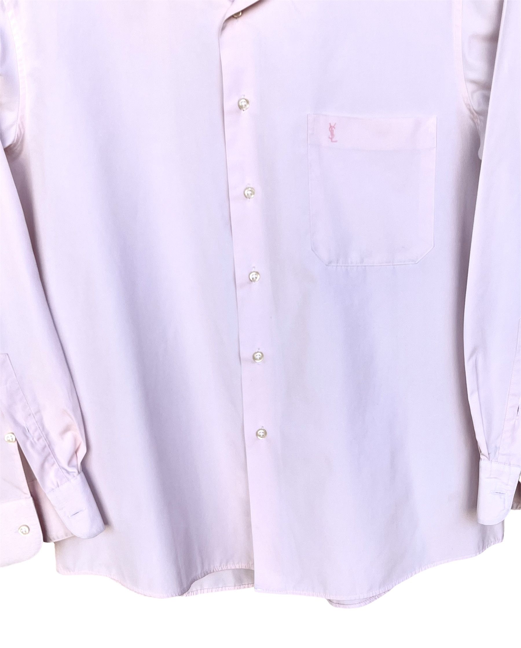 Yves Saint Laurent 🔥 Ysl Yves saint Laurent shirt light pink size Small Size US S / EU 44-46 / 1 - 2 Thumbnail