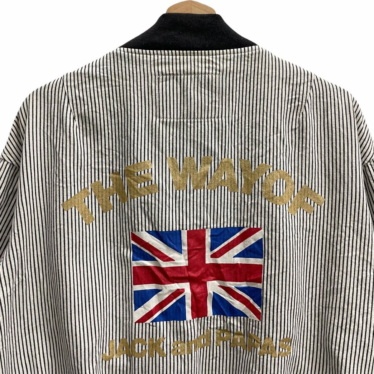 Japanese Brand × Union LA 💥80s The Wayof Jack Papas Bomber Hickory Jacket Size US L / EU 52-54 / 3 - 4 Thumbnail