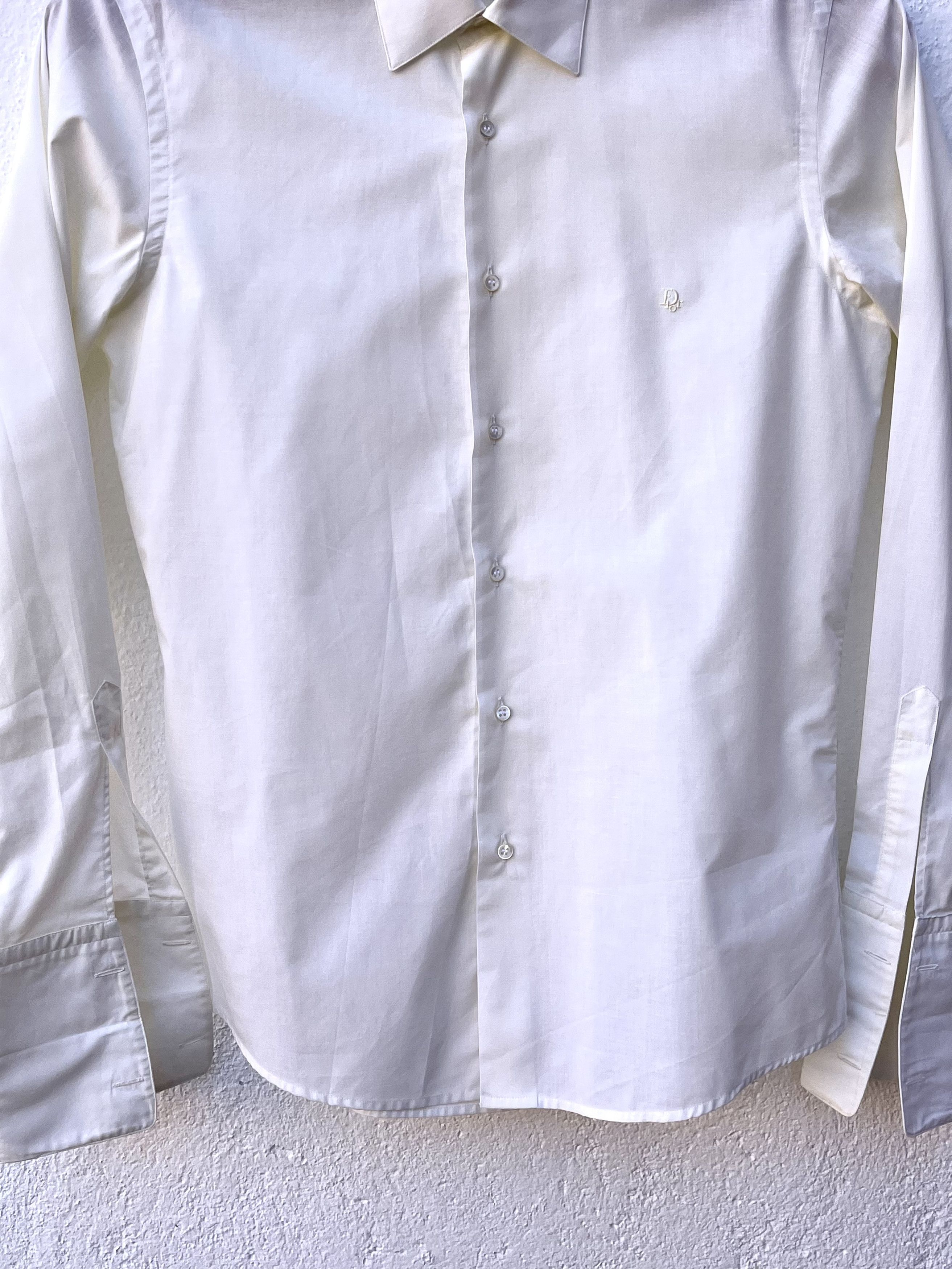 🔥 Christian Dior Monsieur shirt Double-cuff size M