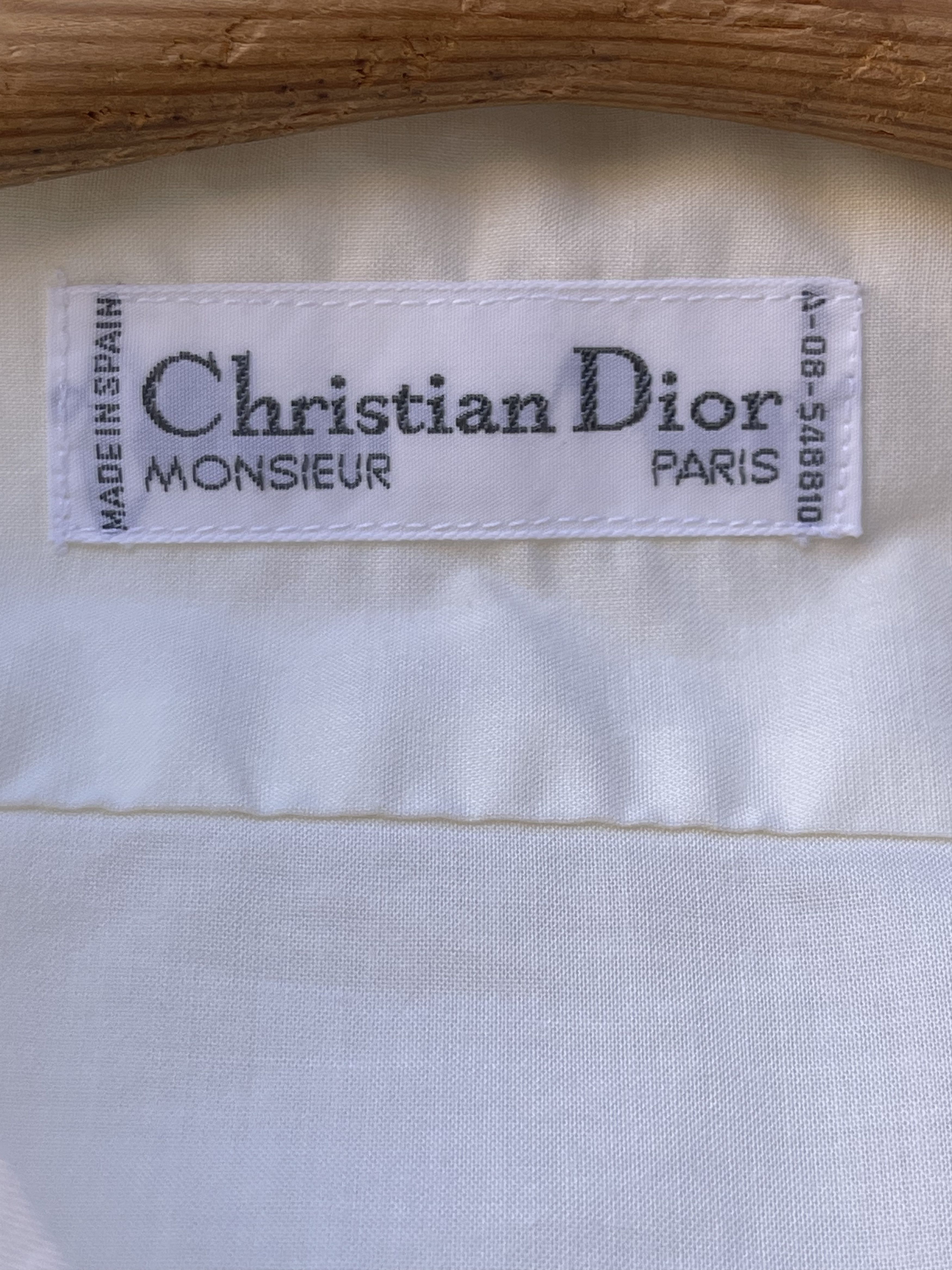 🔥 Christian Dior Monsieur shirt Double-cuff size M