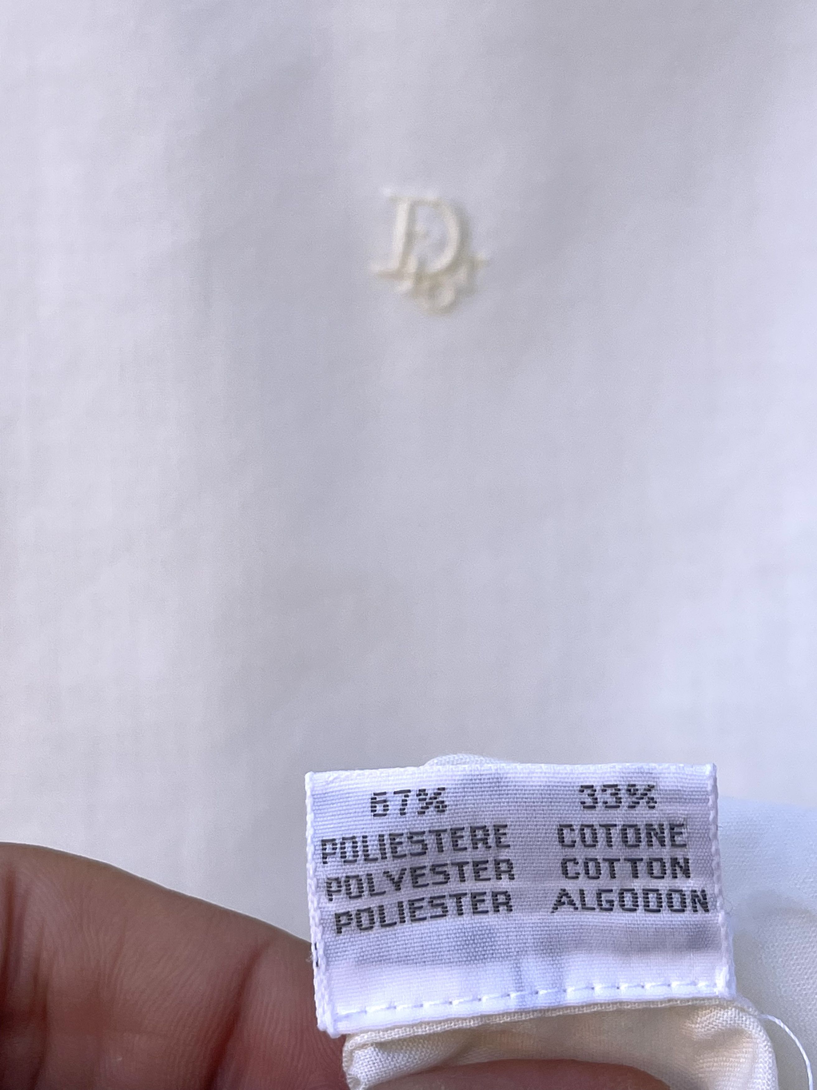 🔥 Christian Dior Monsieur shirt Double-cuff size M