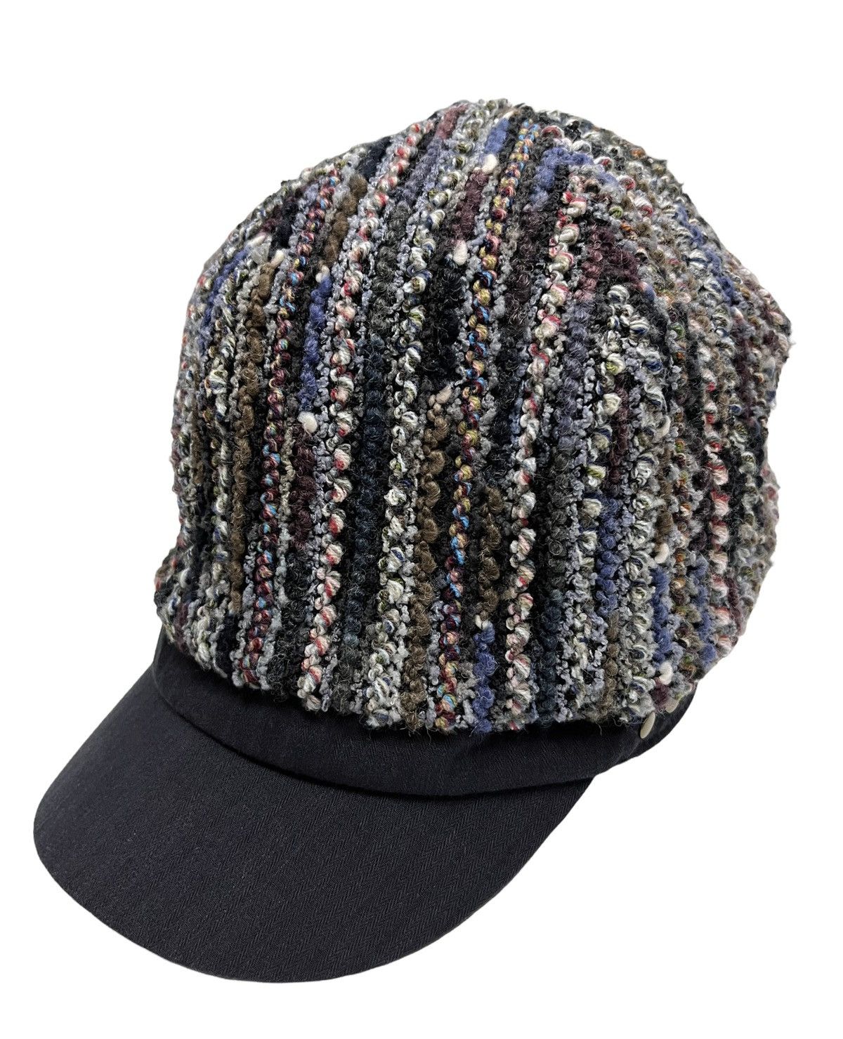 Aran Isles Knitwear Designer GRACE Wool Knitted Stripes Coogi Missoni Style Size ONE SIZE - 4 Thumbnail