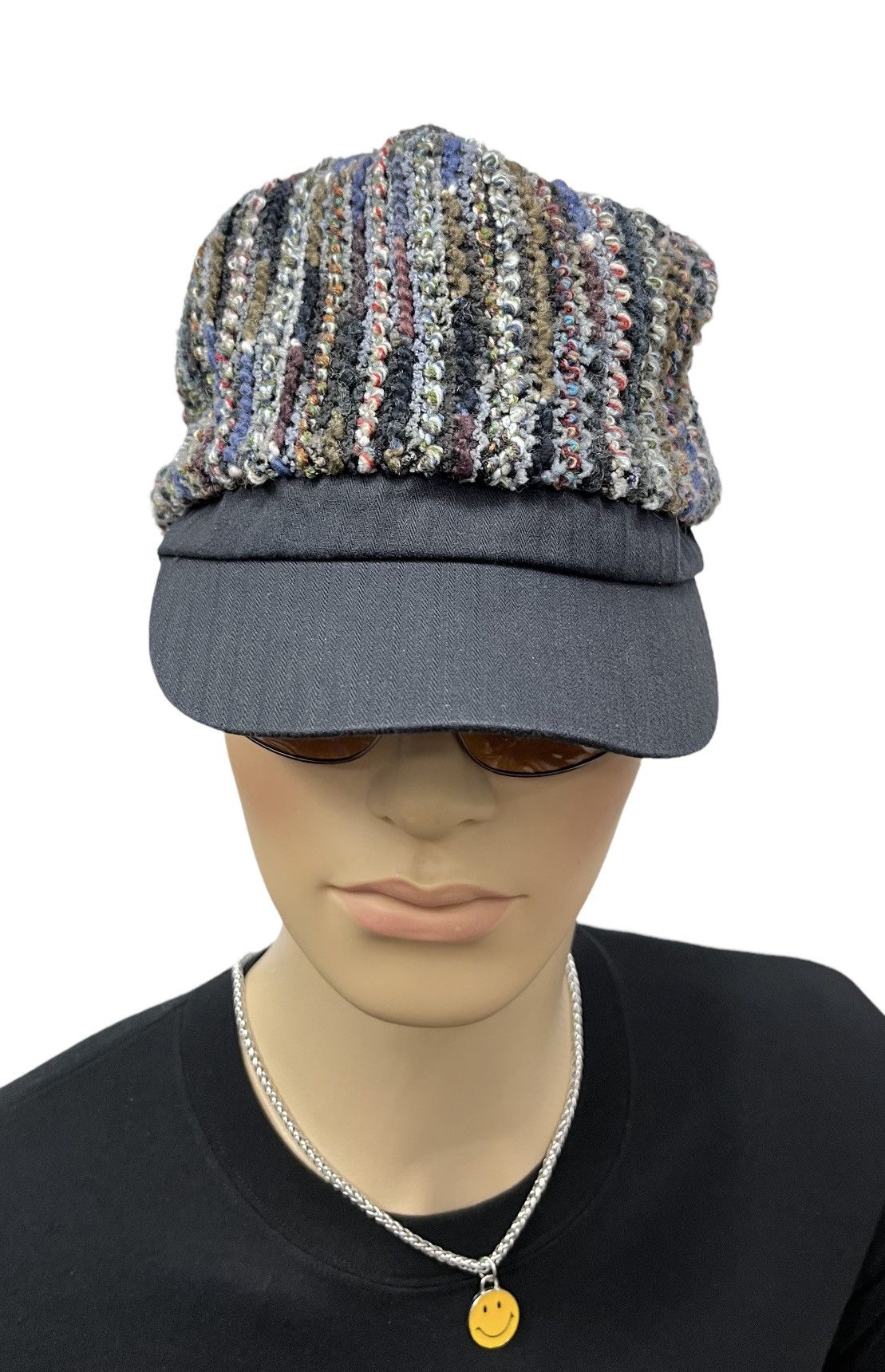 Aran Isles Knitwear Designer GRACE Wool Knitted Stripes Coogi Missoni Style Size ONE SIZE - 3 Thumbnail